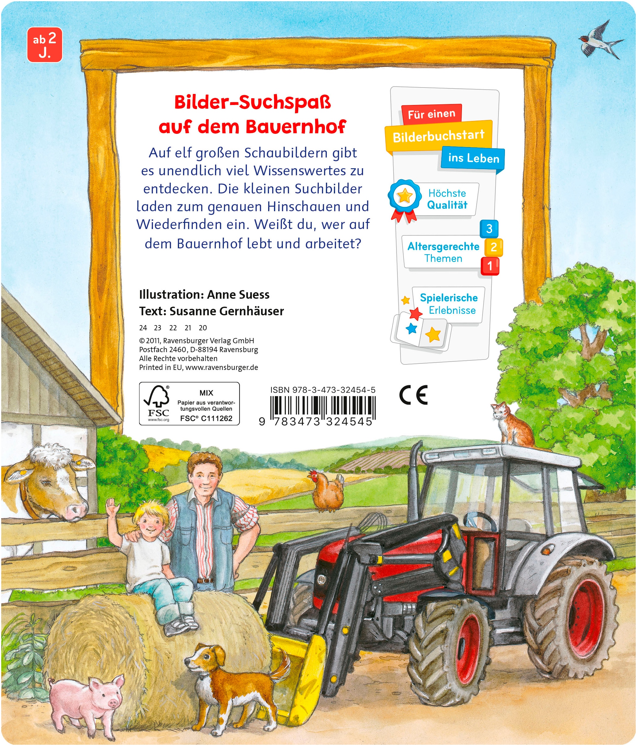 Ravensburger Buch »Pappbilderbuch, Sachen suchen: Auf dem Bauernhof«