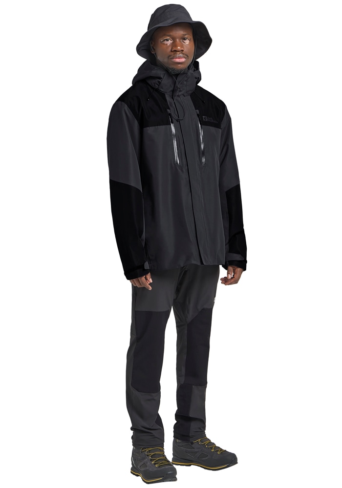 Jack Wolfskin Funktionsjacke »JASPER 2L JKT M« mit Kapuze Wasserdicht, atmungsaktiv, Übergangsjacke