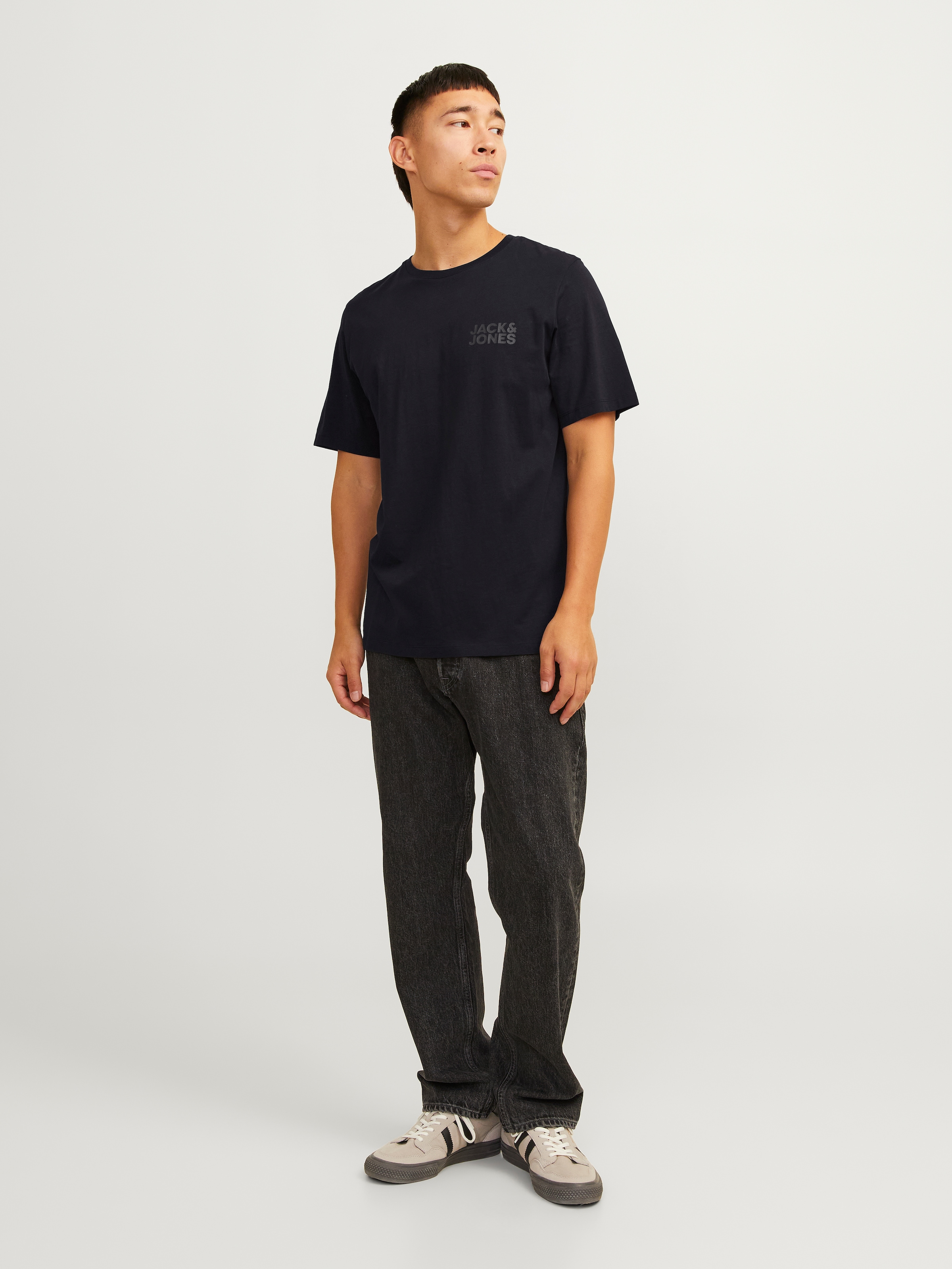 Jack & Jones Rundhalsshirt »JJECORP LOGO TEE SS«, mit Logo Print