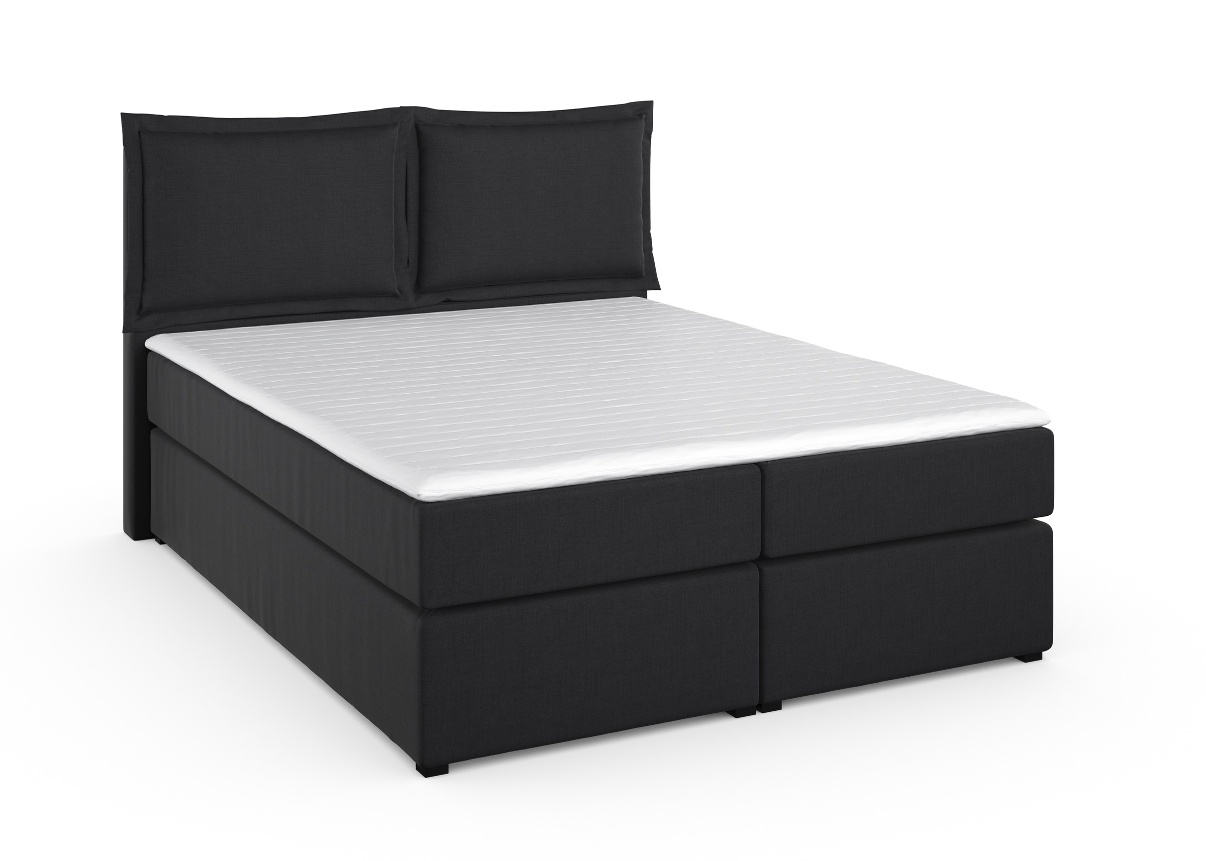 Home affaire Boxspringbett »Lysann«, 5fach verstellbares Kopfteil, in 4 Breiten, 3 Matratzenarten