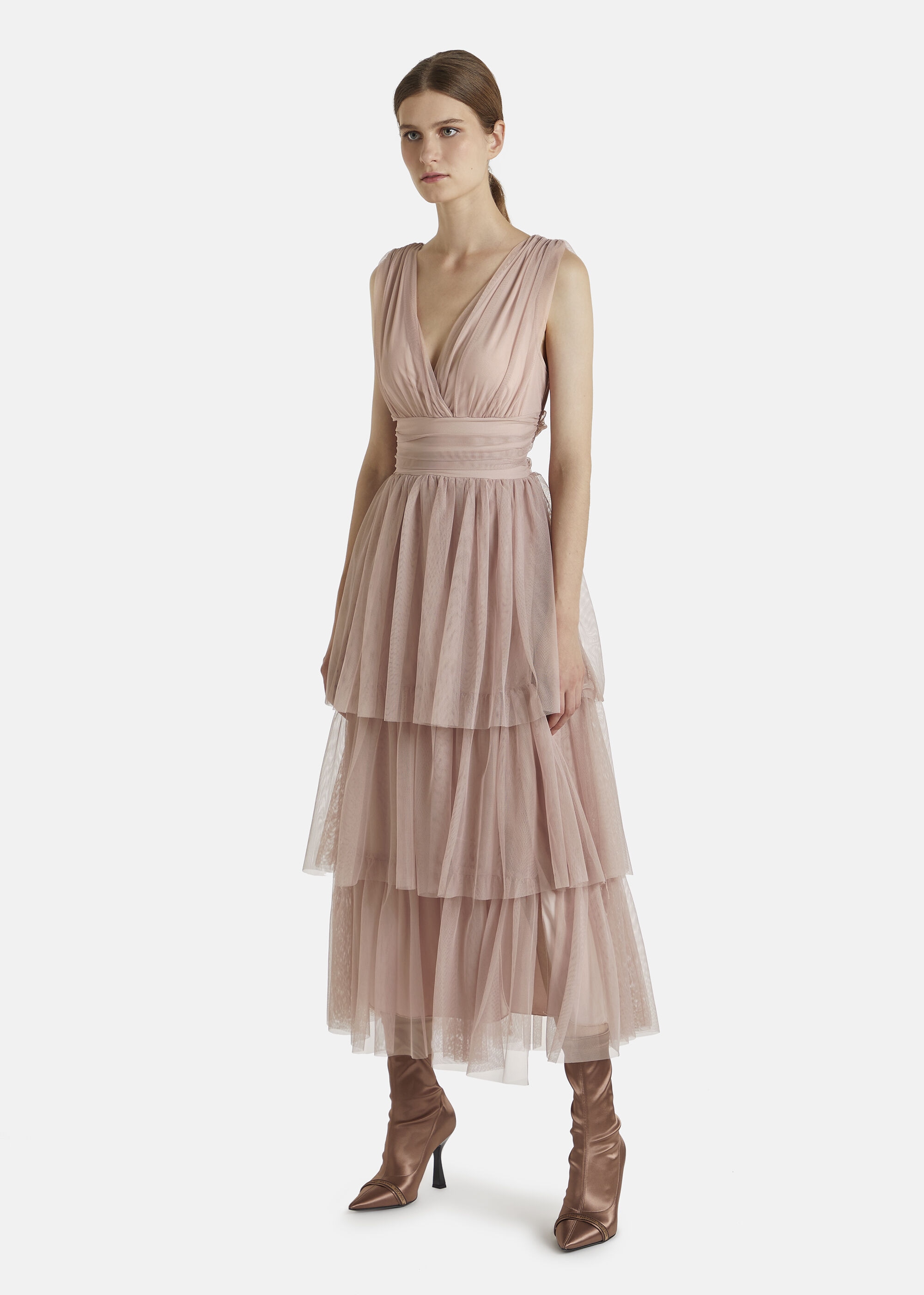 Nicowa Cocktailkleid »Nicowa Kleid BALINO« Ohne Taschen mit V-Ausschnitt