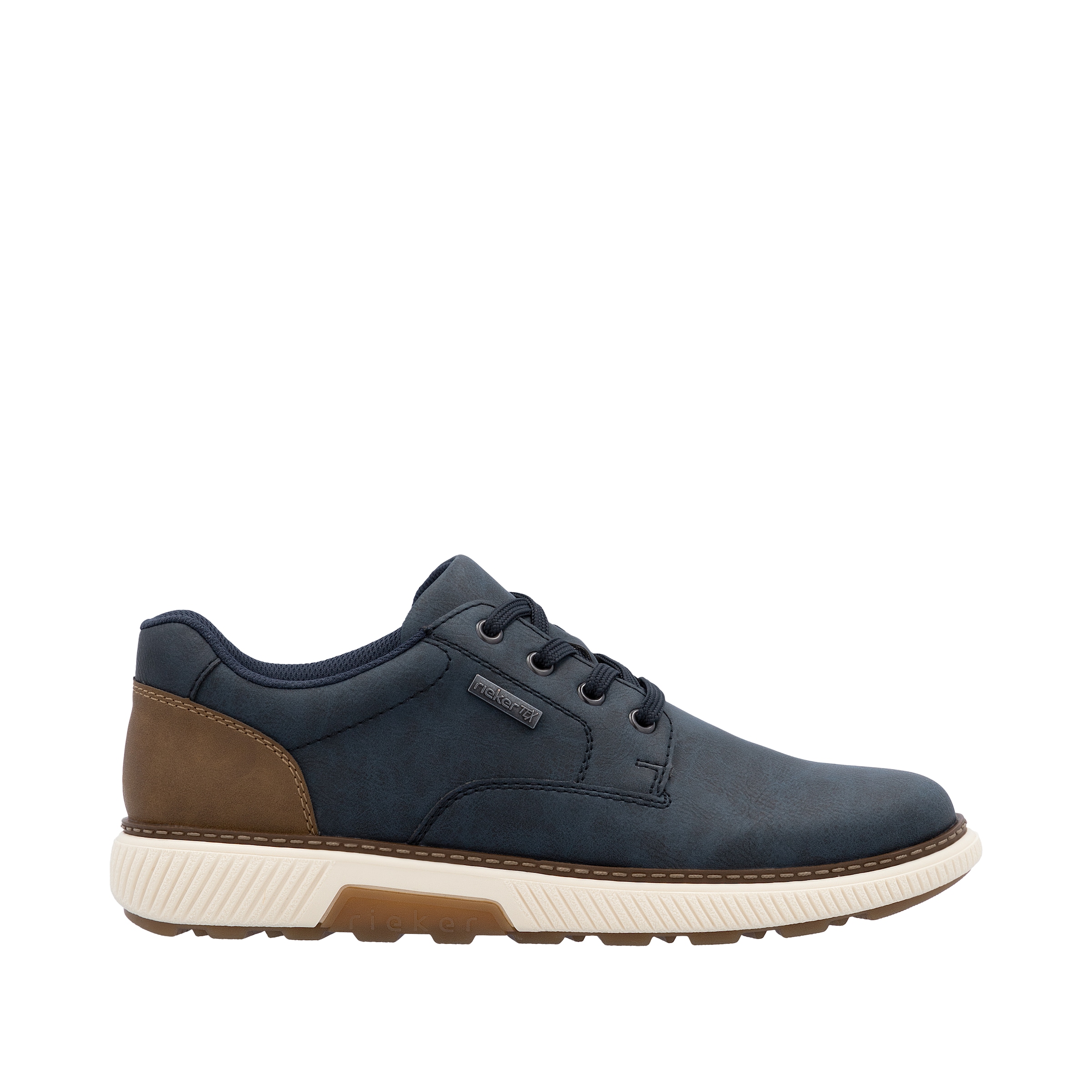 Rieker Sneaker  Halbschuh, Schnürschuh, Casual Sneaker mit weichem Schaftrand, TEX