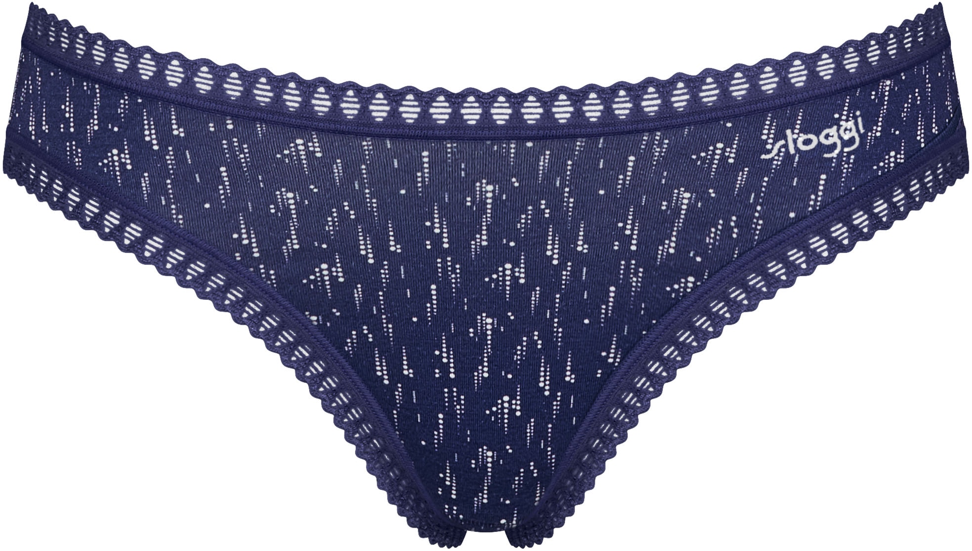 sloggi Minislip »GO Crush«, (3er Pack), dehnbare Spitzendetails, uni, gemustert