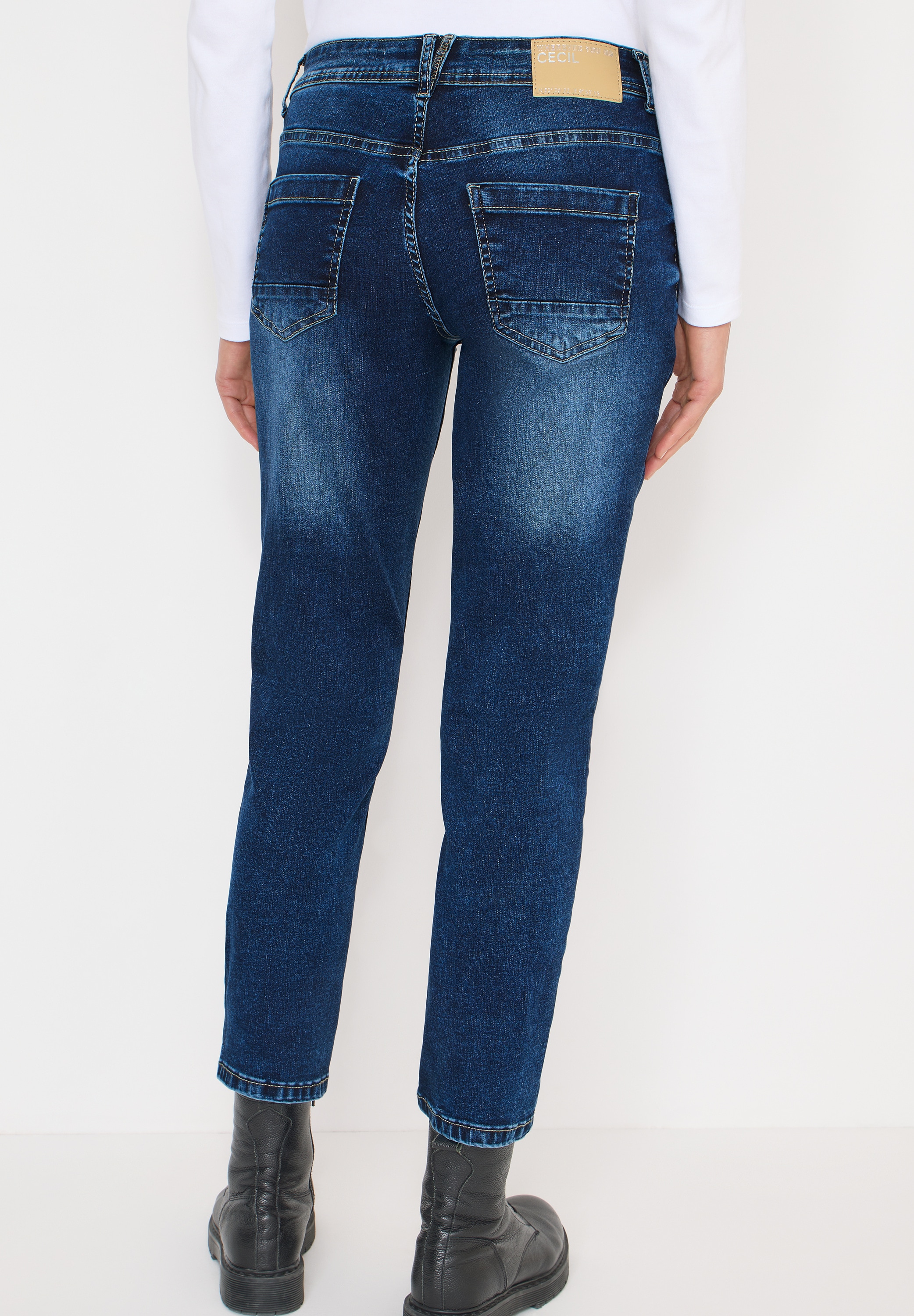 Cecil Slim-fit-Jeans »Style Scarlett« mit Stretch