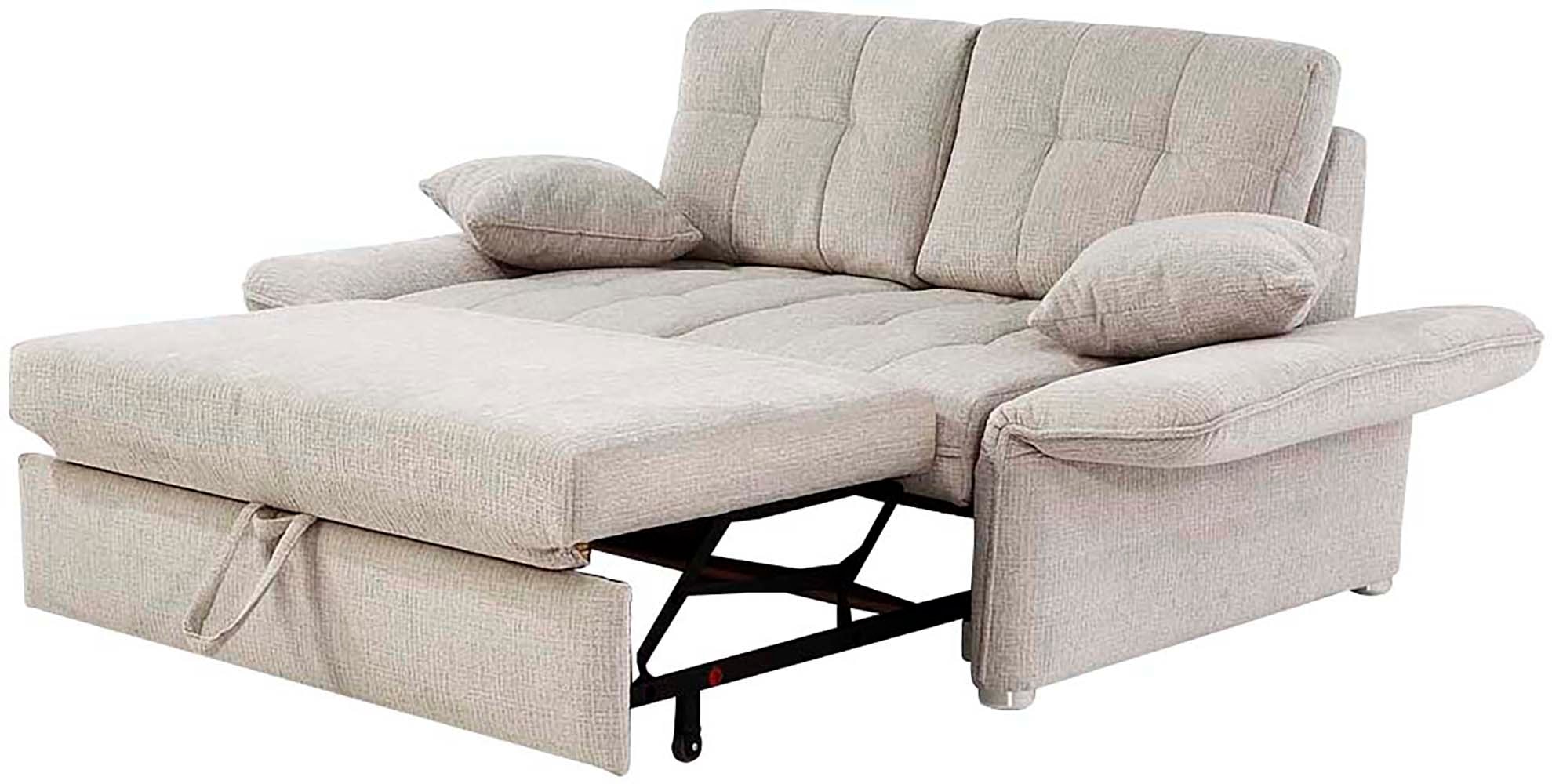 Jockenhöfer Gruppe Schlafsofa »Leon, B: 147 - 187 cm, Liegefl. 120 - 160x200 cm, Breite wählbar« mit Bettfunktion & Zierkissen, in 3 Breiten