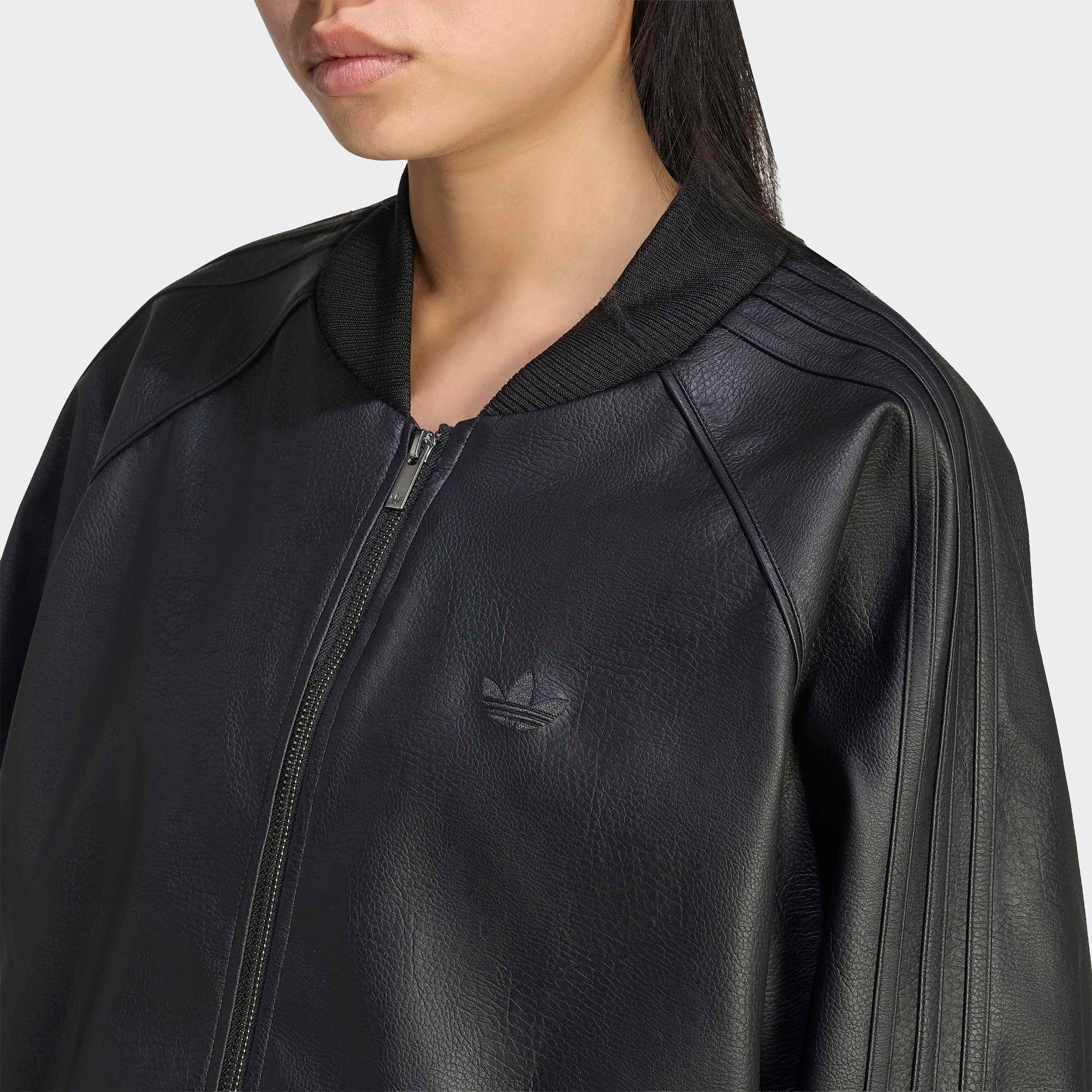 adidas Originals Outdoorjacke »PLTHR SST TT« für Erwachsene, mit Reißverschluss, aus Polyurethan