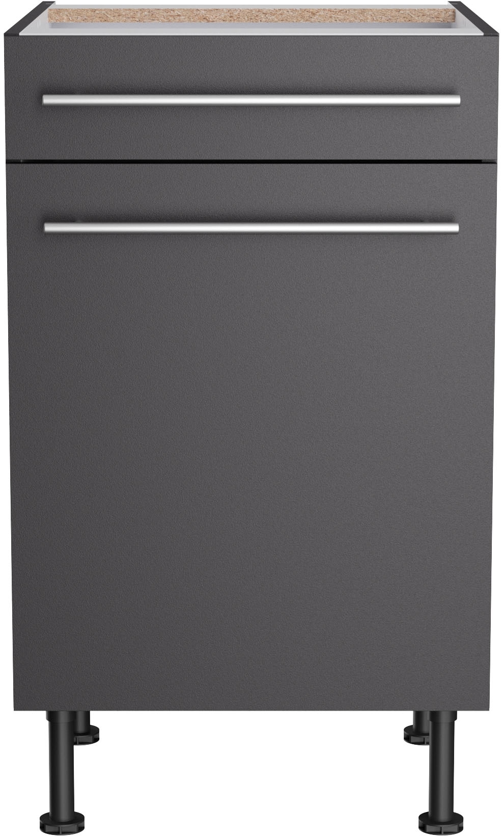 KOCHSTATION Unterschrank »KS-Bern2« Breite 50 cm, 1 Tür, 1 Schubkasten, 1 Einlegeboden