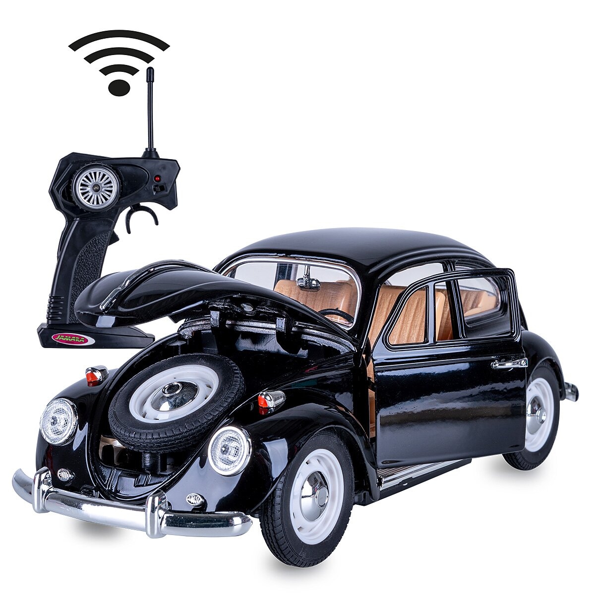 Jamara RC-Auto »VW Käfer RC Diecast 1:18 schwarz 27MHz«