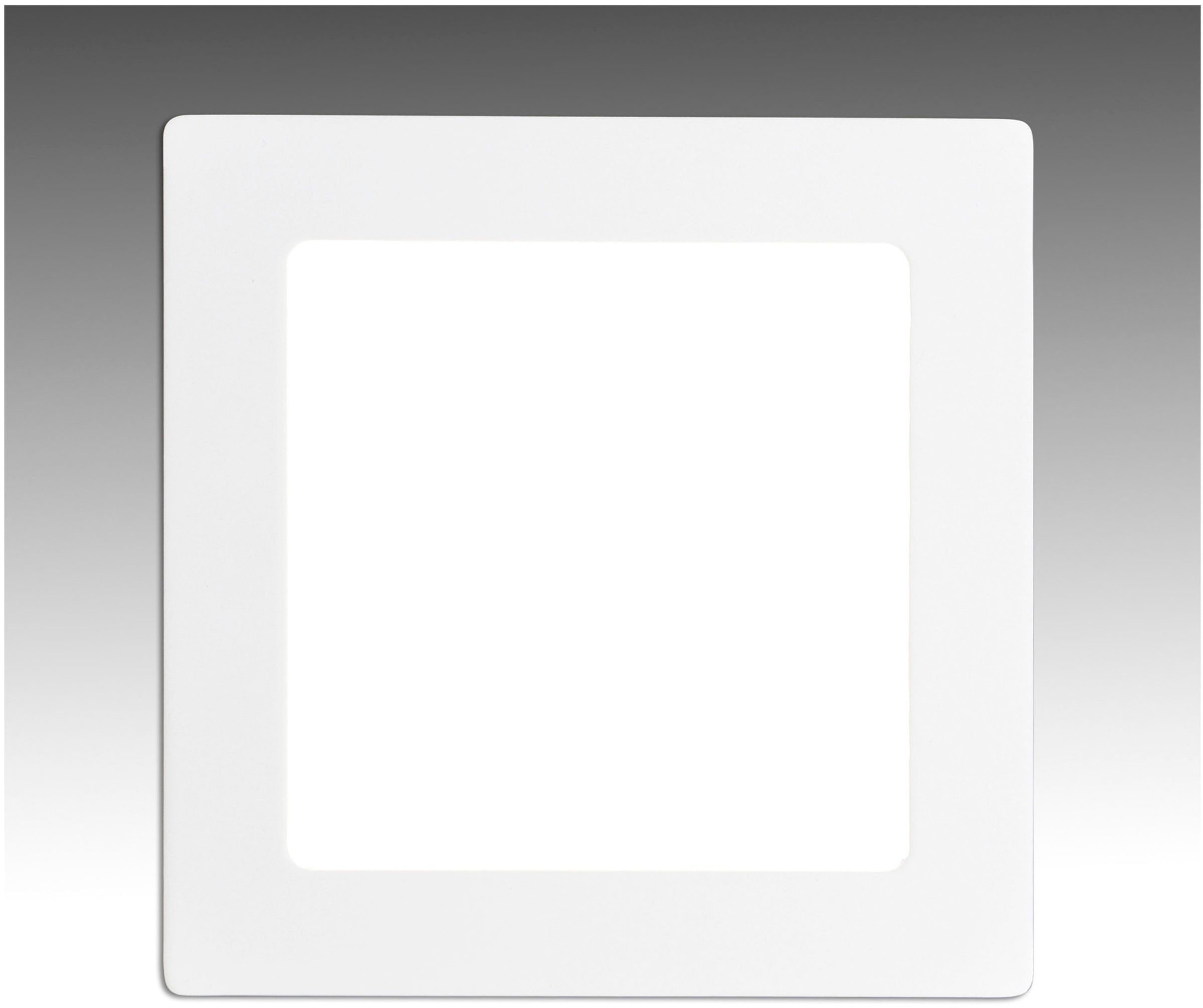 näve LED Panel »Dimplex« LED-Modul 1 Stk. Warmweiß Aufbaupanel eckig weiß, dimmbar, Phasenan- und abschnitt, 17,2x17,2cm