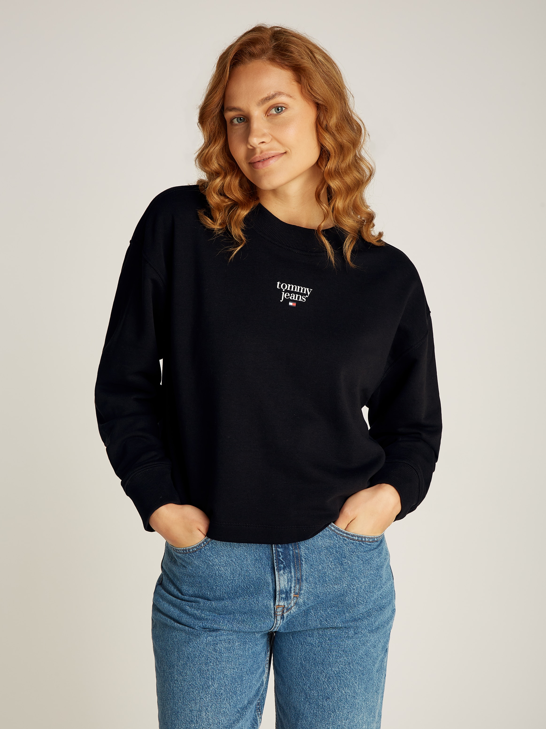 Sweatshirt »TJW ESSENTIAL LOGO 1 CREW EXT«, in Großen Größen mit Logoschriftzug