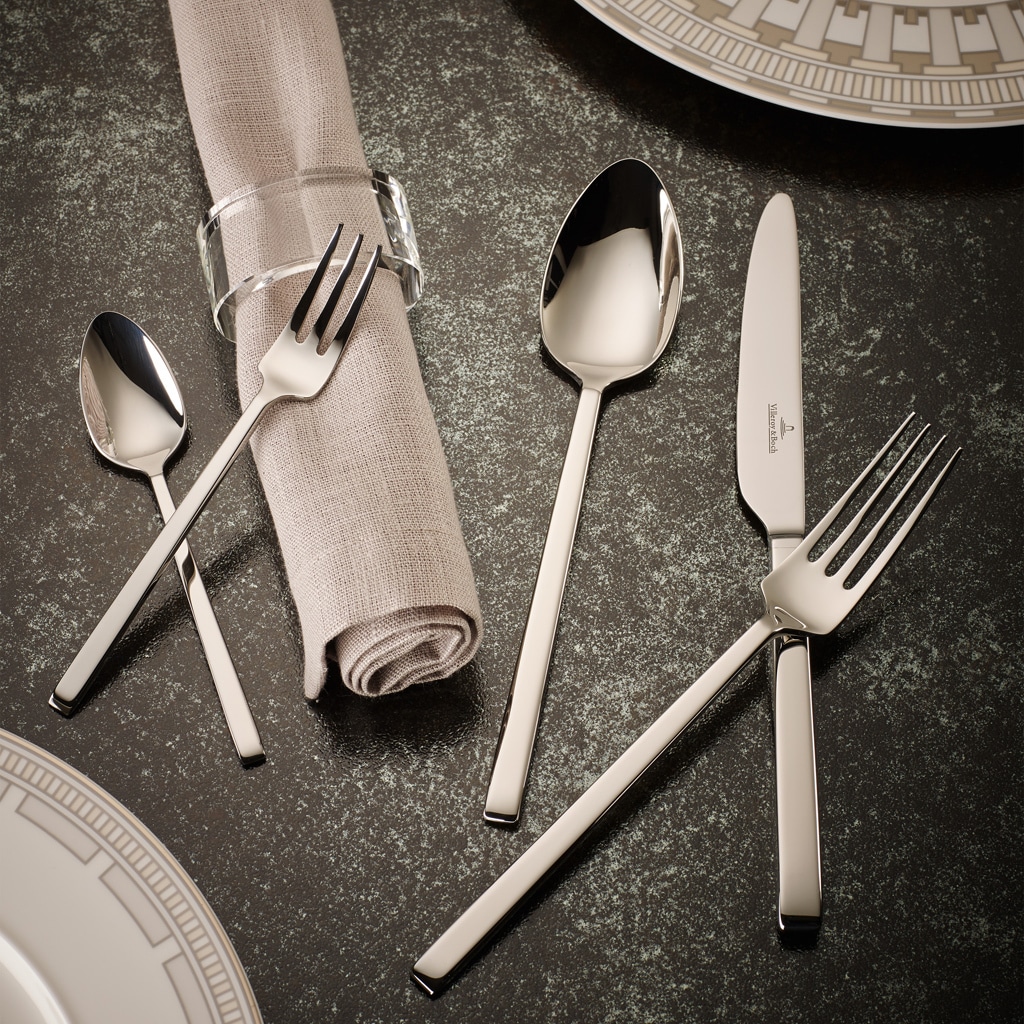 Villeroy & Boch Tafelgabel »Tafelgabel La Classica 208 mm 6er Set silber« Spülmaschinenfest