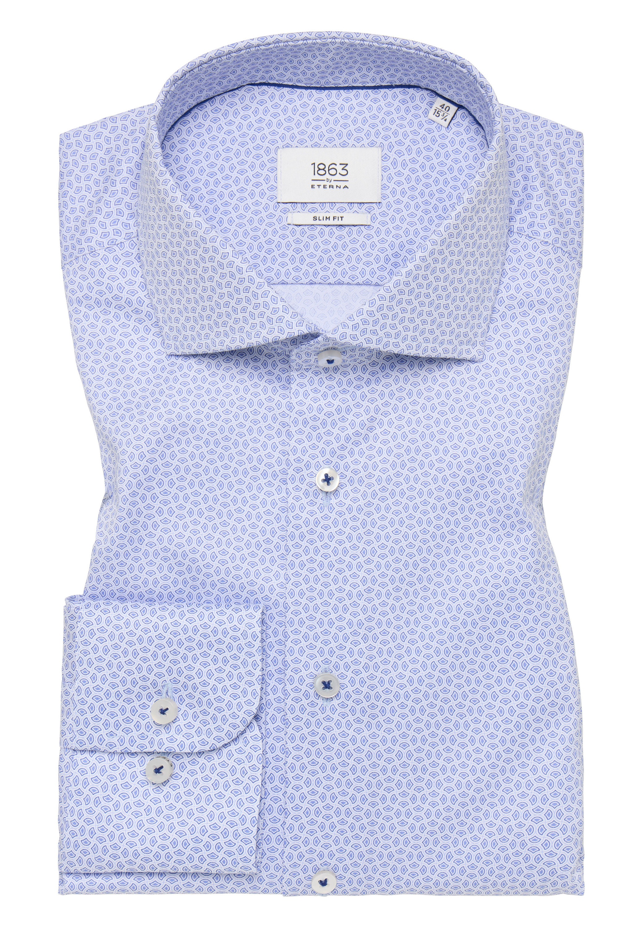 Eterna Langarmhemd »SLIM FIT«, NON IRON (bügelfrei)
