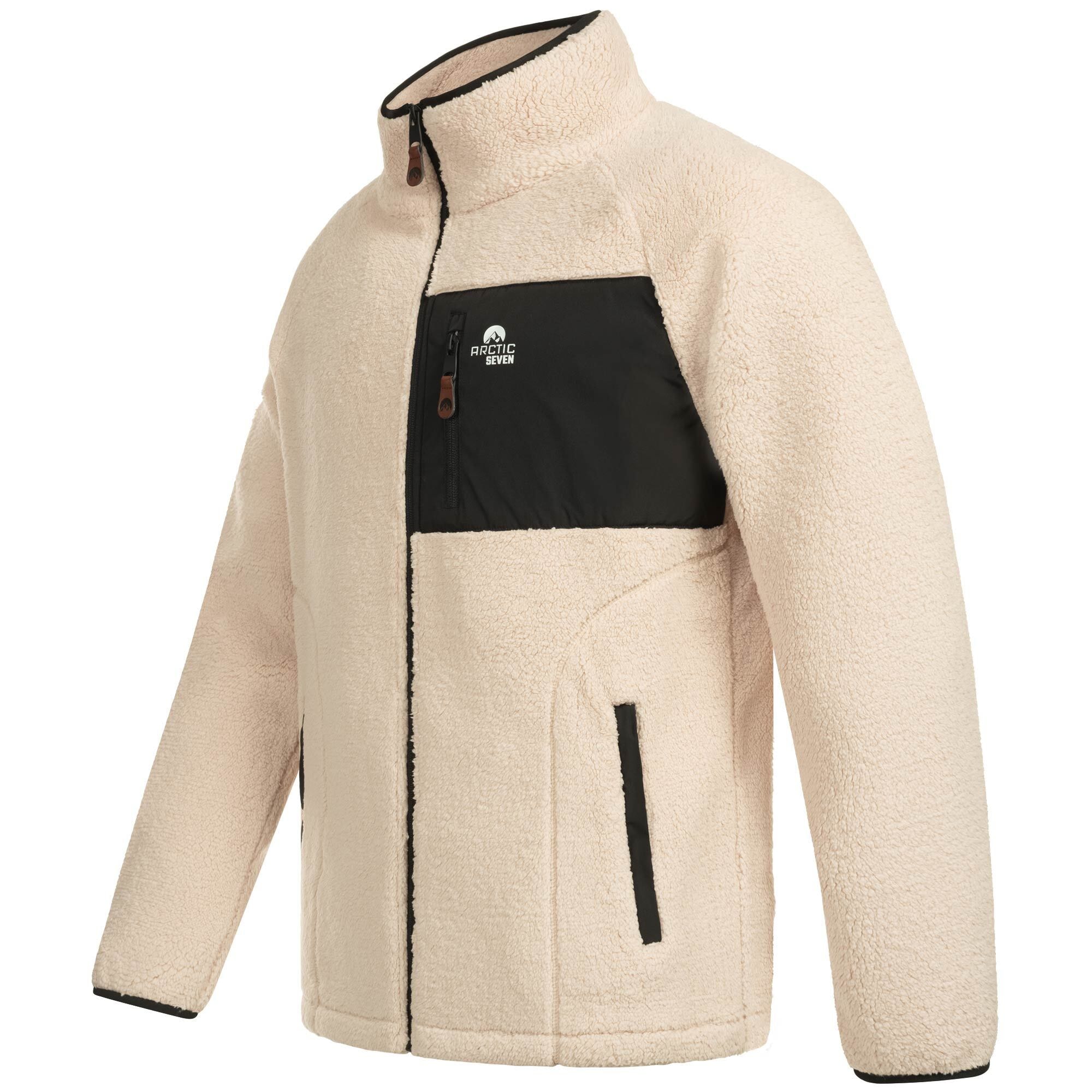 Arctic Seven Fleecejacke »Arctic Seven Herren Sherpa Fleecejacke AS415«