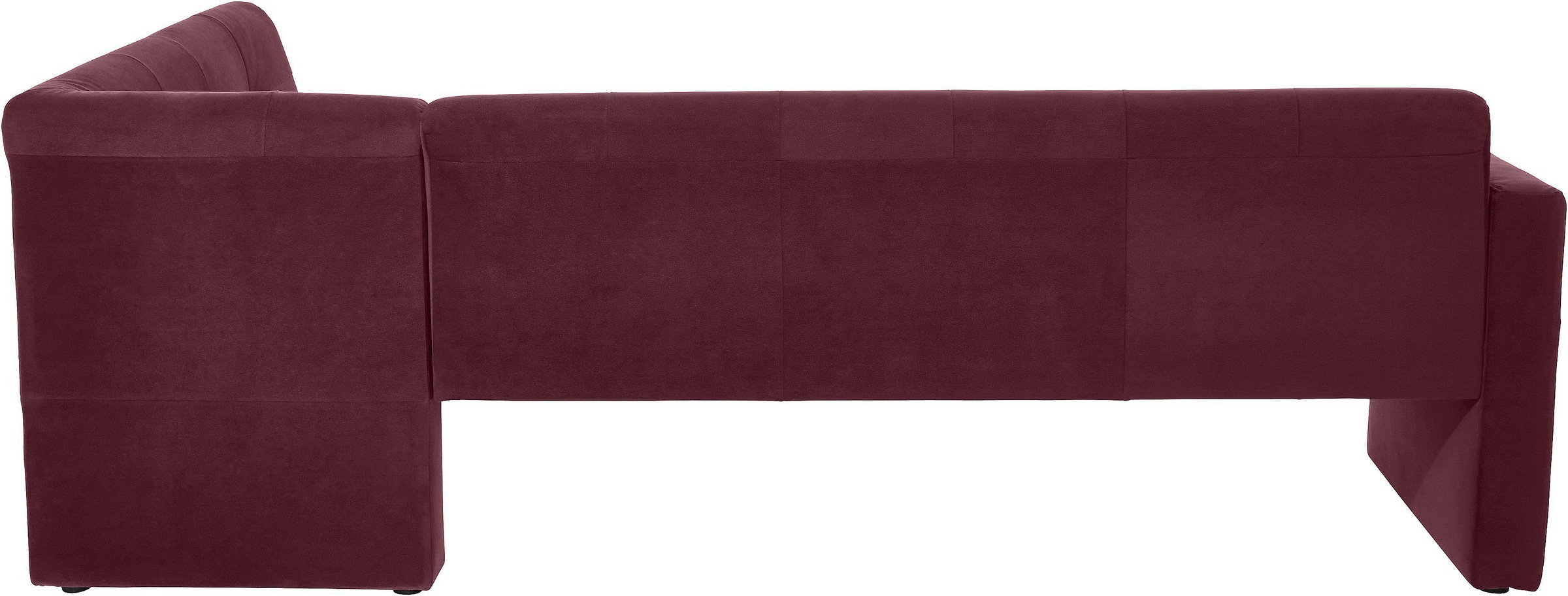 exxpo - sofa fashion Eckbank »Barista, bequem und elegant, hohe Bodenfreiheit,«, moderne Sitz- und Rückenverarbeitung, frei im Raum stellbar