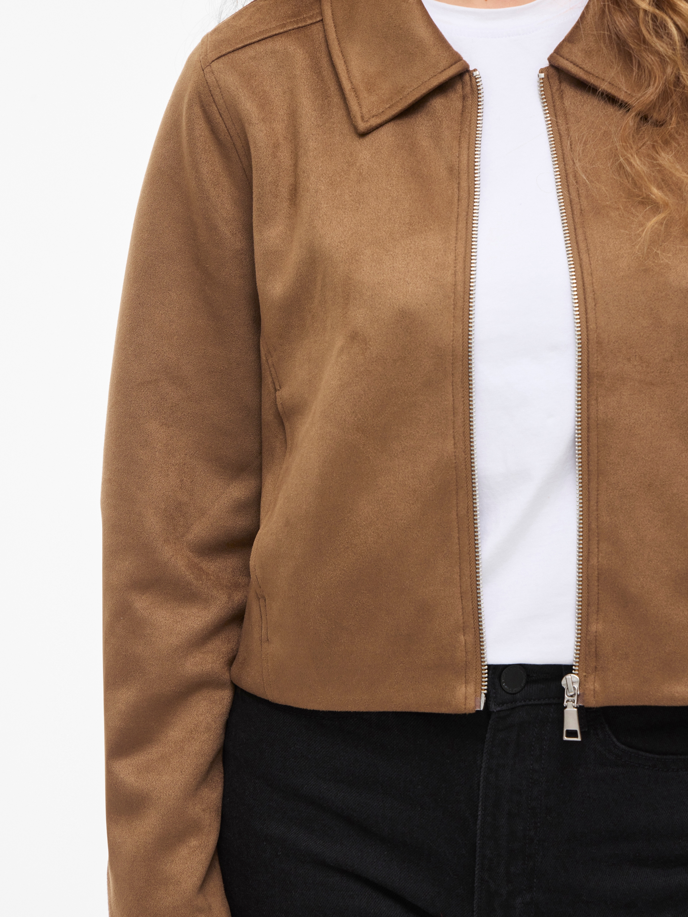 Vila Lederimitatjacke »VIMOODY L/S FAKE SUEDE JACKET - NOOS«