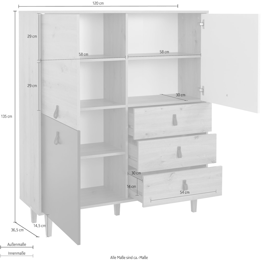 Homexperts Highboard »Bristol«