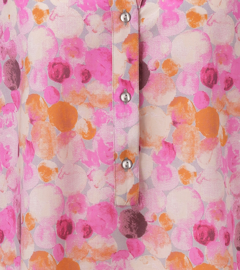 Aniston CASUAL Schlupfbluse mit farbharmonischem, grafischen Druck im Batik-Look - NEUE KOLLEKTION