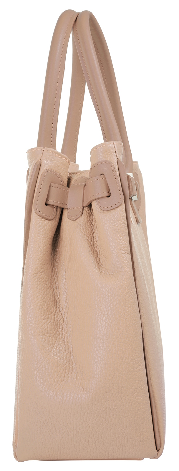Cluty Henkeltasche, echt Leder, Made in Italy