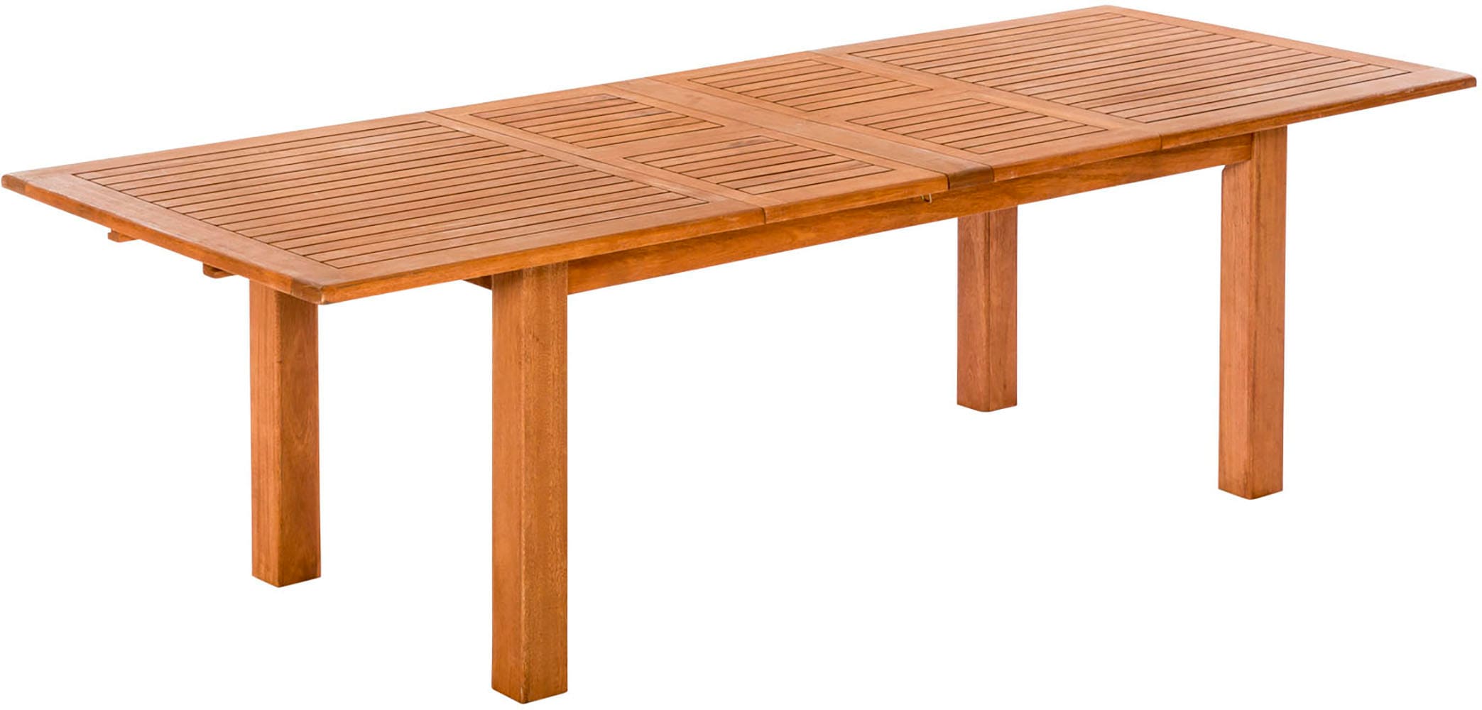 MERXX Garten-Essgruppe »»Arrone«« Set, Tisch doppelt ausziehbar: 100x 180/220/260x 75 cm, 9 Stk. tlg. Sesselbeine aus Akazienholz, Beine 9x9 cm, Tischplatte 3 cm