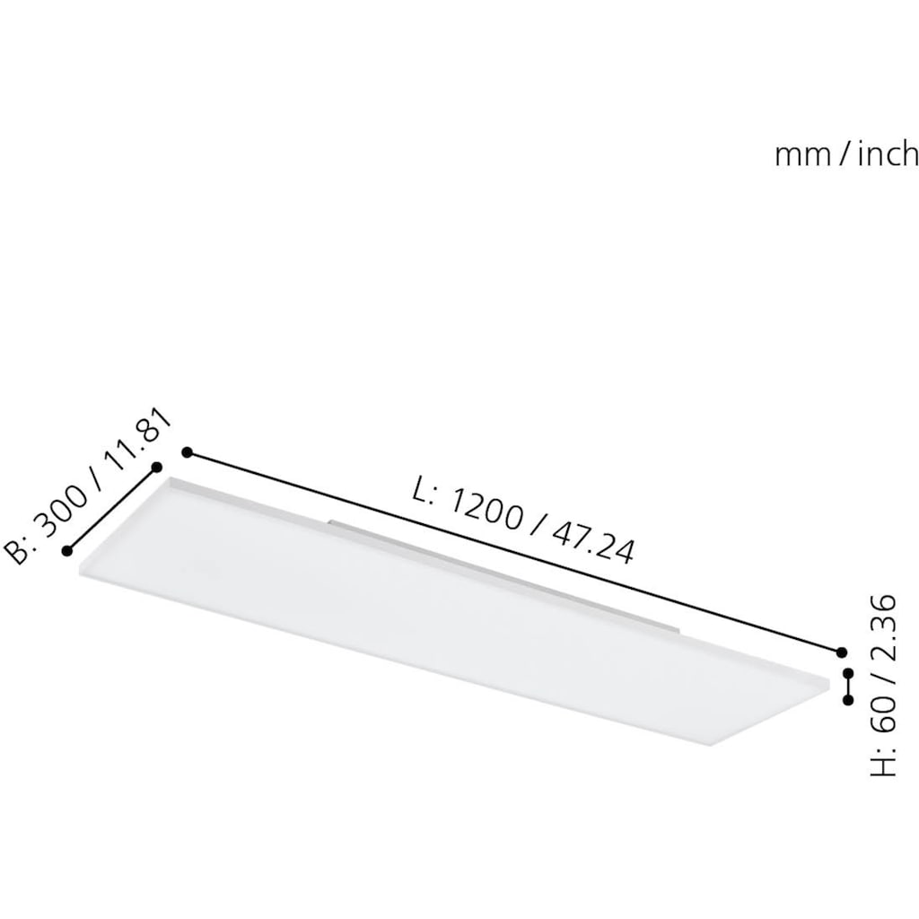 EGLO LED Panel »TURCONA«, 1 flammig-flammig