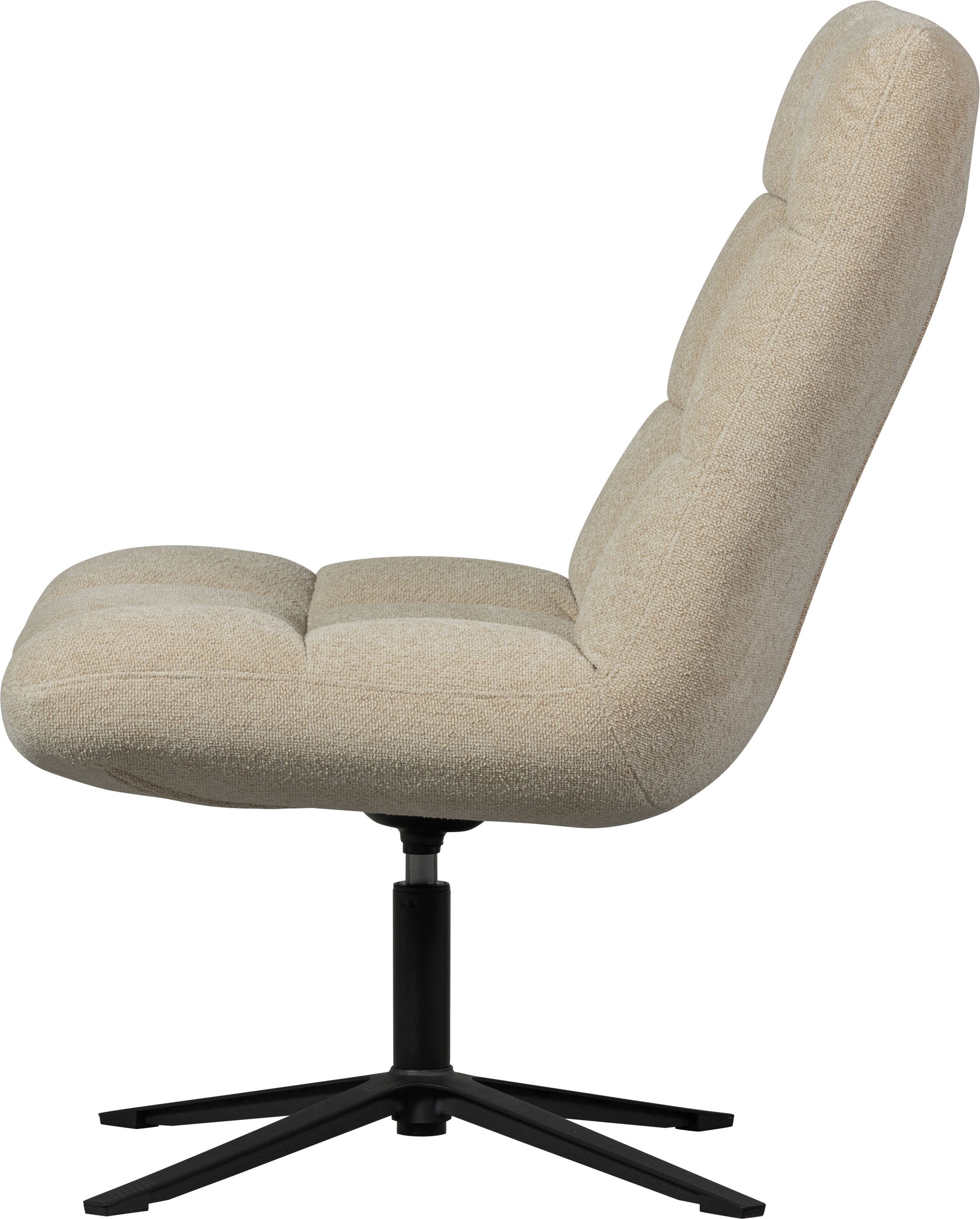WOOOD Drehsessel »Job«, Bouclé-Polsterung, Relaxsessel, H 101 cm x B 70 cm