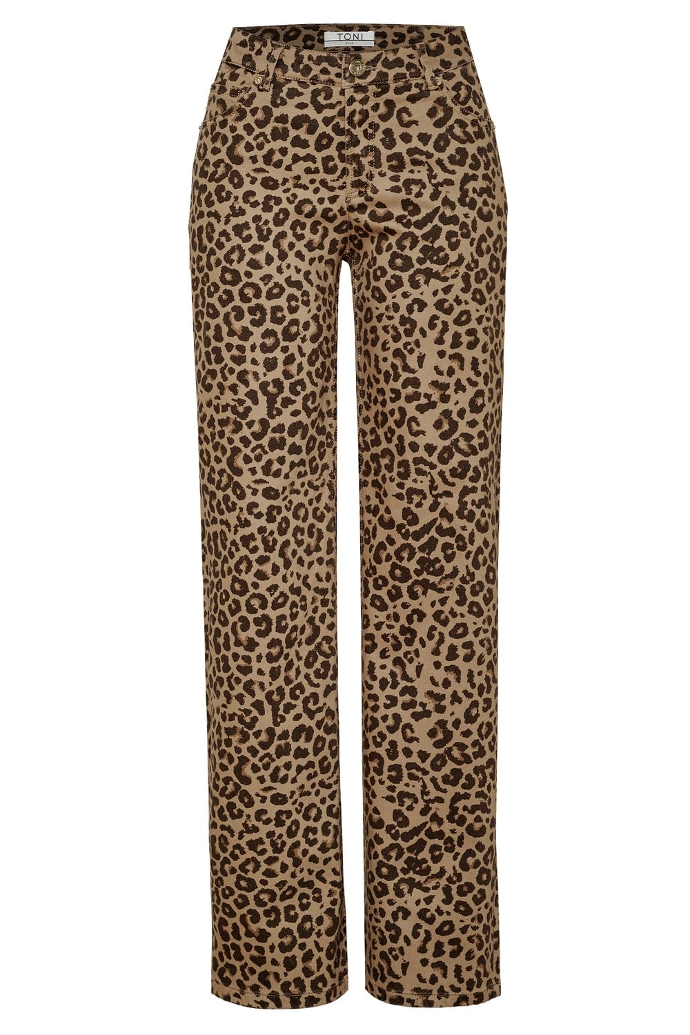 TONI Straight-Jeans »Ella« mit Leo-Print