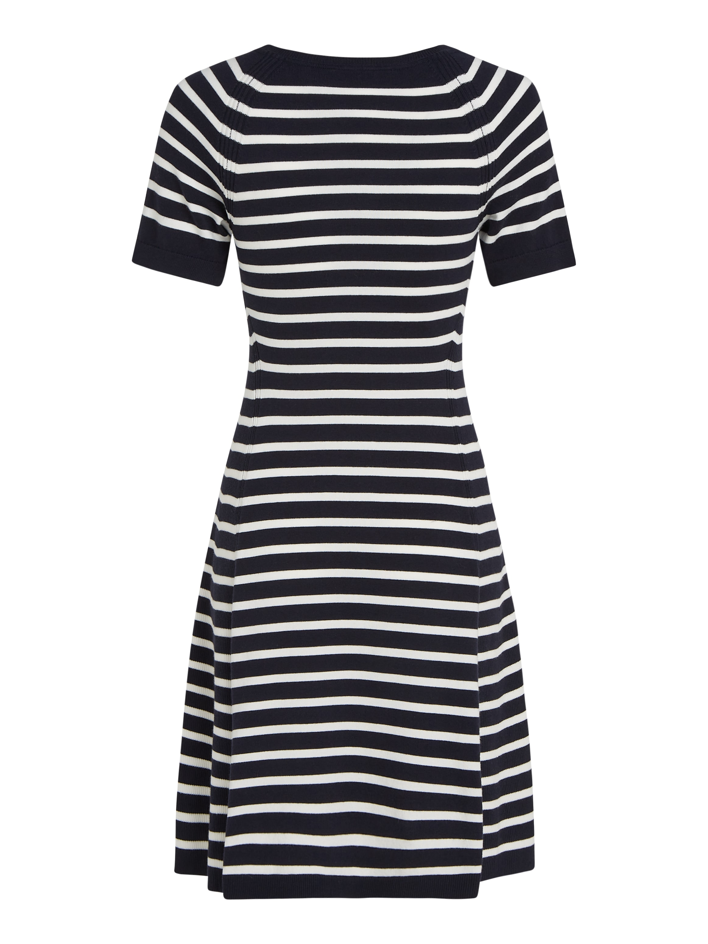 Tommy Hilfiger Jerseykleid »CO JERSEY STITCH F&F DRESS«, mit Logostickerei auf der Brust
