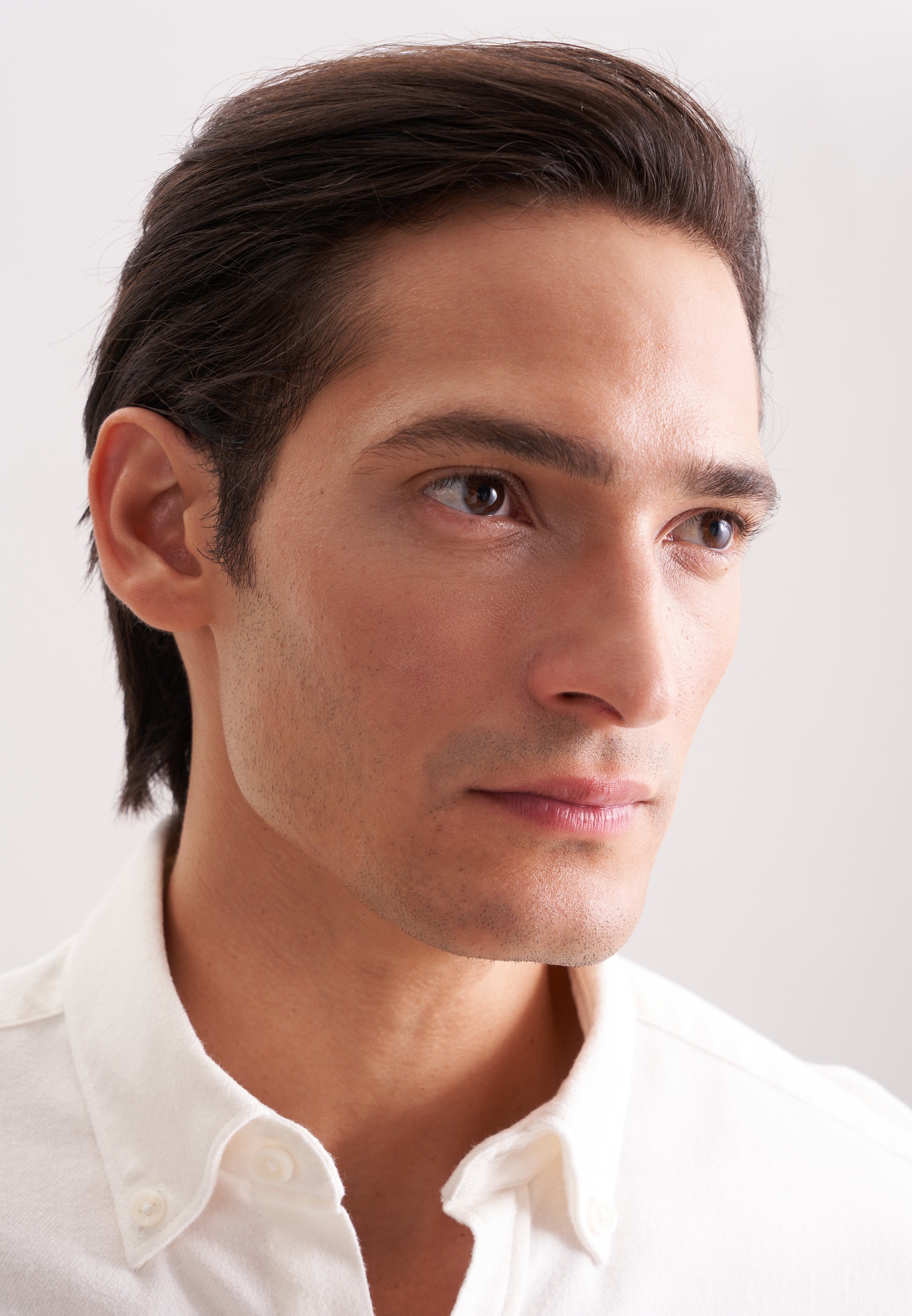 seidensticker Flanellhemd Regular 1/1 Button-Down-Kragen Uni