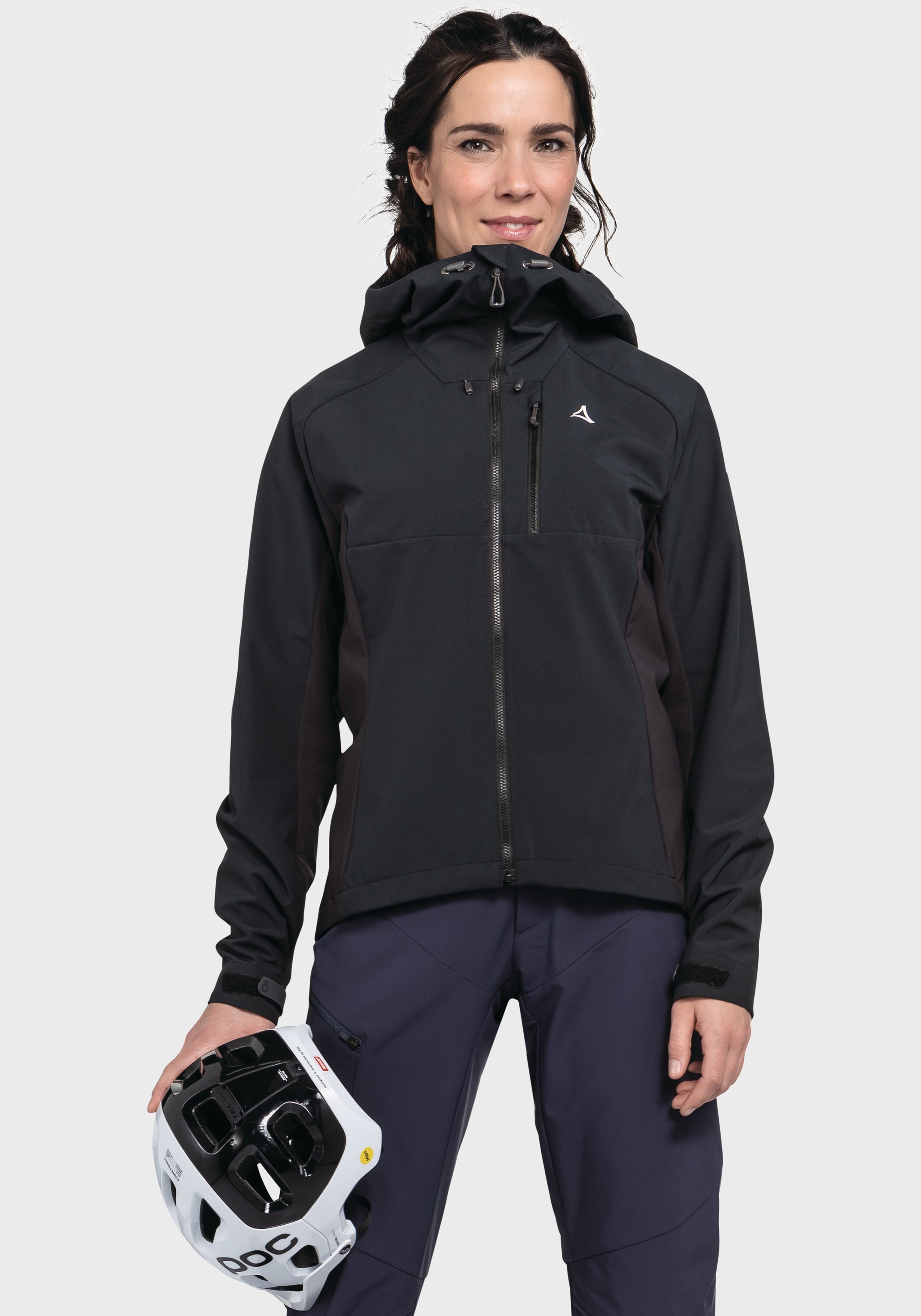 Schöffel Outdoorjacke »Bike Hybrid Jk Style Salza WMS«, mit Kapuze