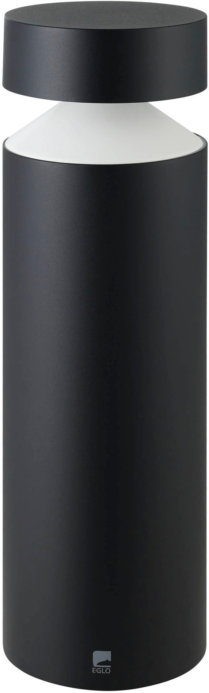 EGLO Sockelleuchte »Melzo Außen-Wegelampe, Außenleuchte, Aluguss und Kunststoff, IP44« LED-Modul 1 Stk. Warmweiß Stehleuchte - H45 x Ø13,5 cm - schwarz - 1X11W inkl.