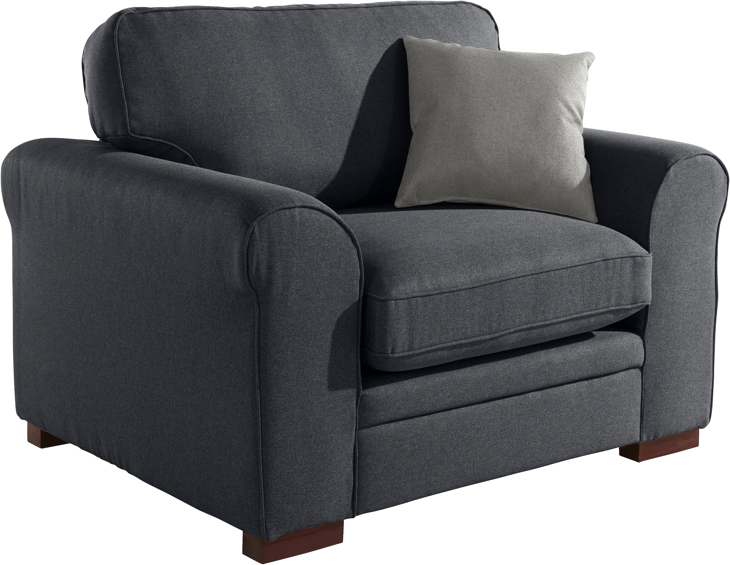 Home affaire Sessel »Broughton« weiche Polsterung, passend zur Serie "Broughton", in 3 Bezugsarten