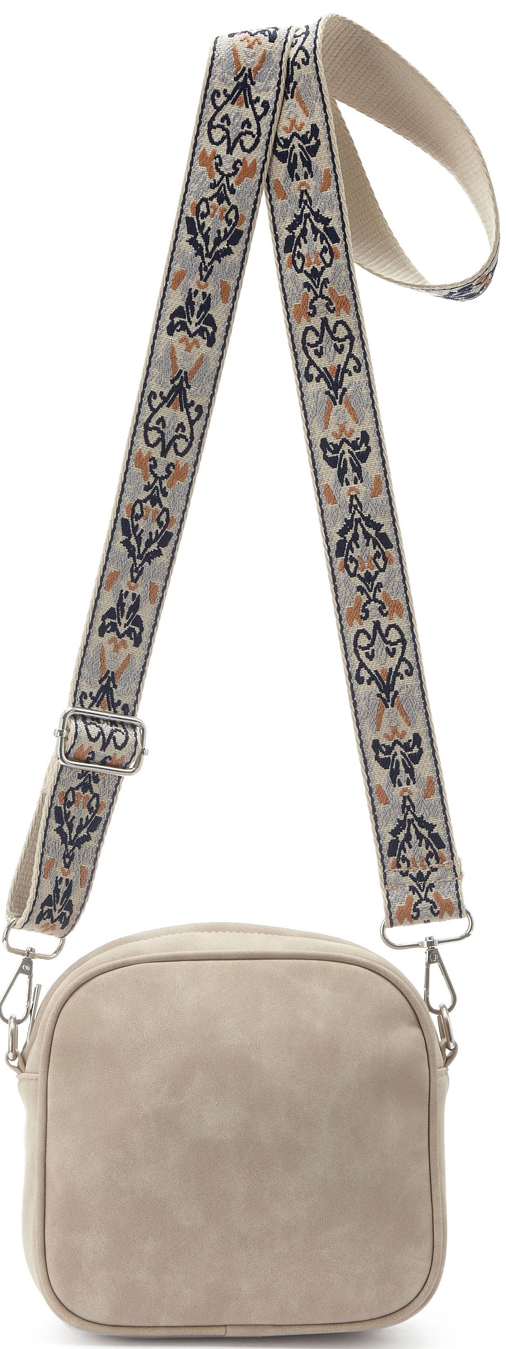 Vivance Umhängetasche »Crossbody-Bag«, Handtasche,Schultertasche,Minibag,austauschbarer Schulterriemen VEGAN