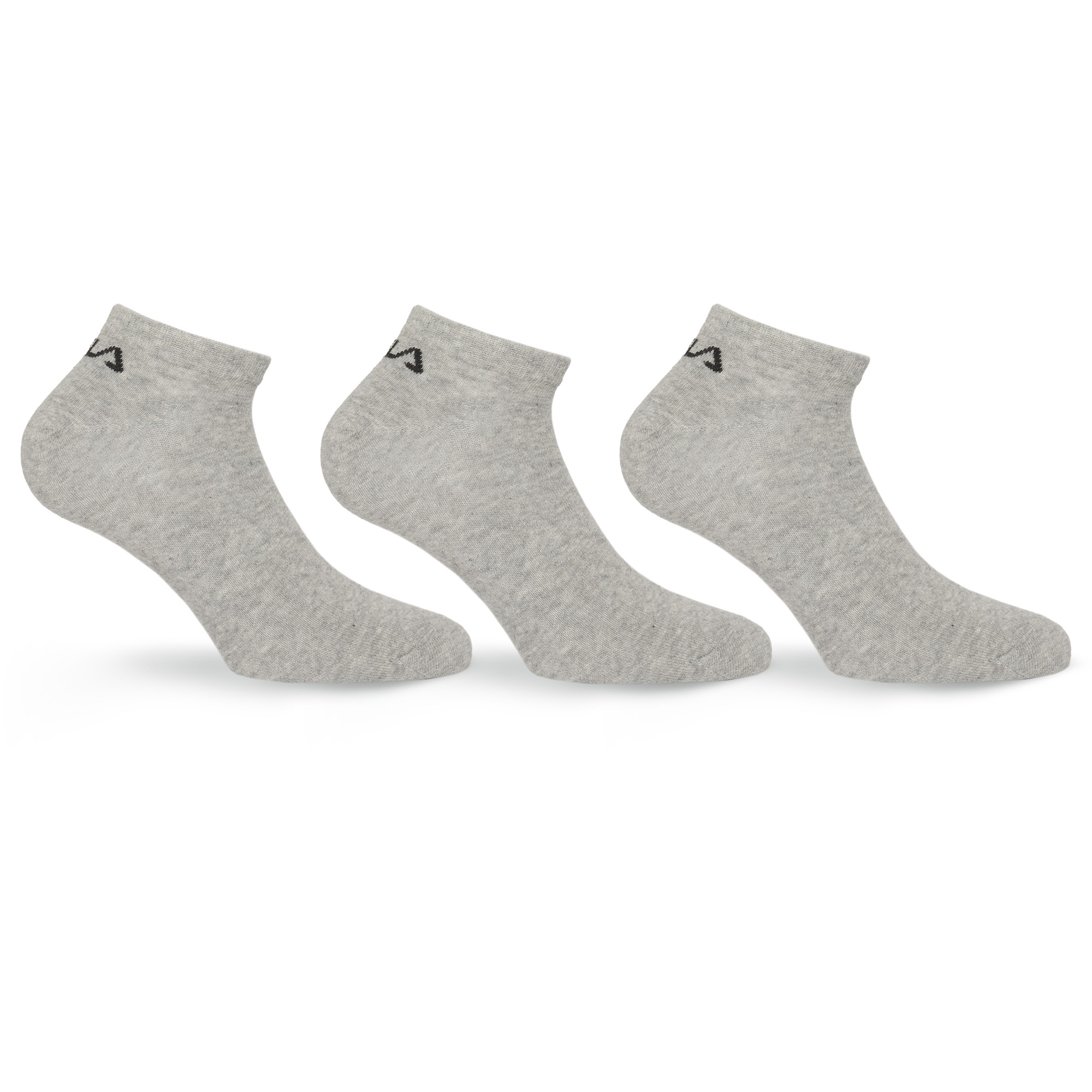 Fila Socken »UNISEX INVISIBLE PLAIN SOCKS« 3 Paar tlg. mit eingestricktem Logo an der Ferse