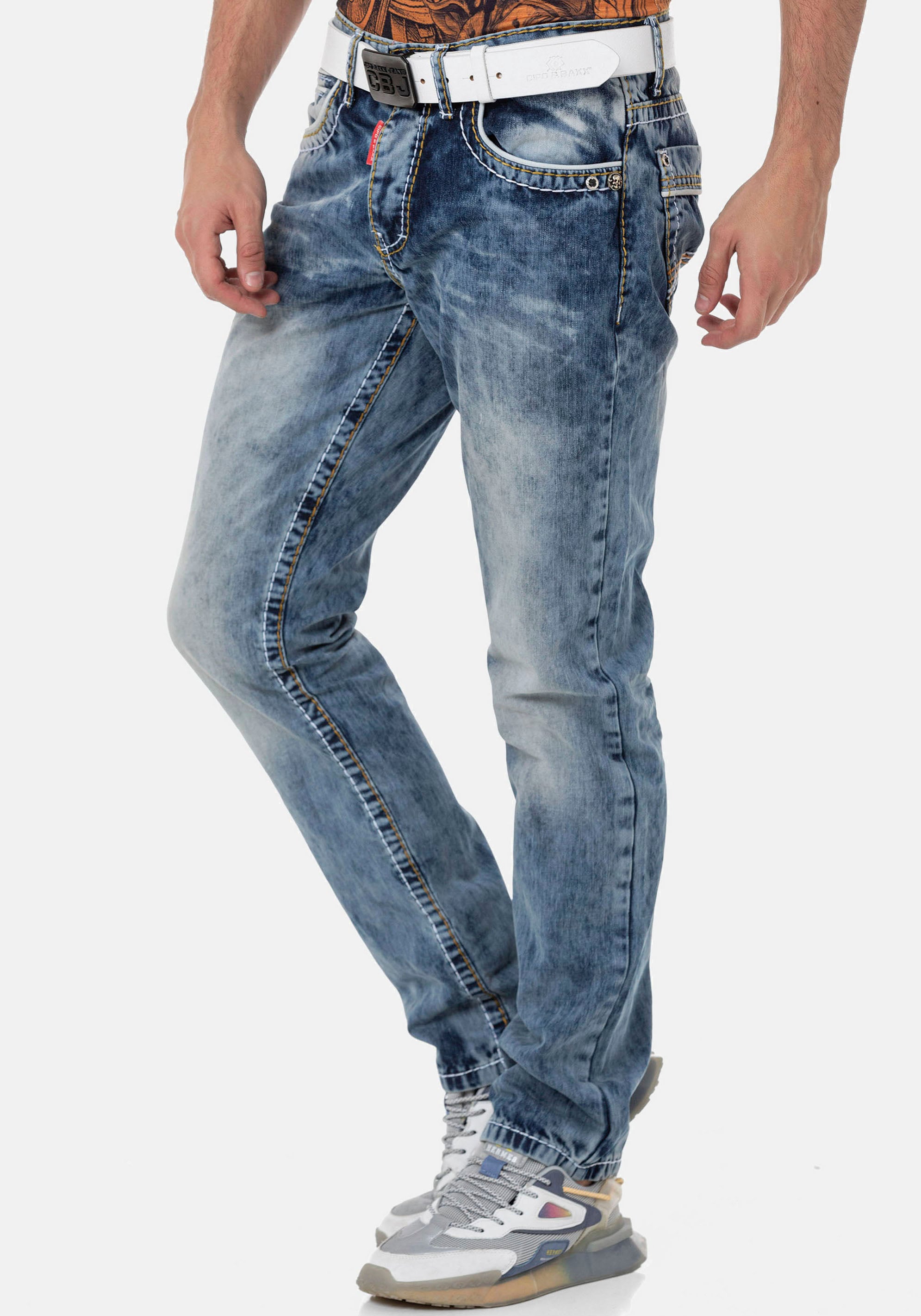 Cipo & Baxx Straight-Jeans