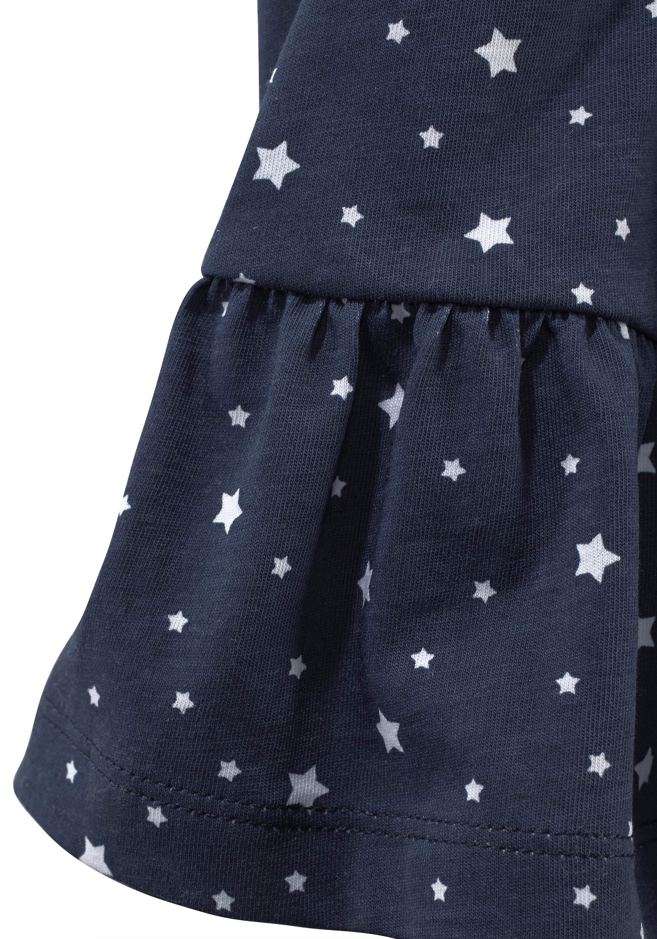 KIDSWORLD »STERNE«, Jerseykleid mit (Packung, Haarband bei ♕ 2 tlg.),