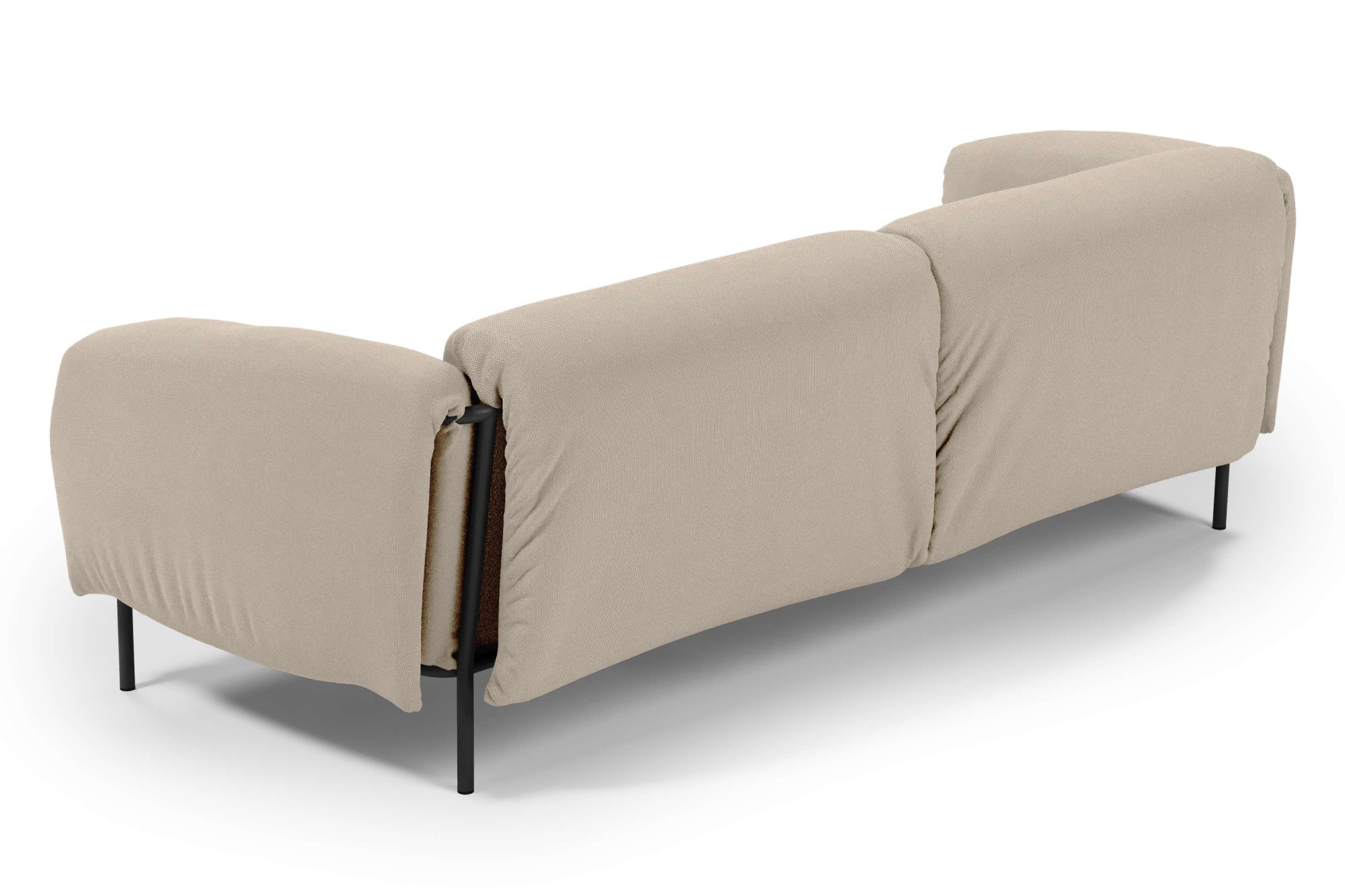 andas 3-Sitzer »Lumi«, Outdoor Gartensofa, wetterfeste Materialien, Breite 228 cm