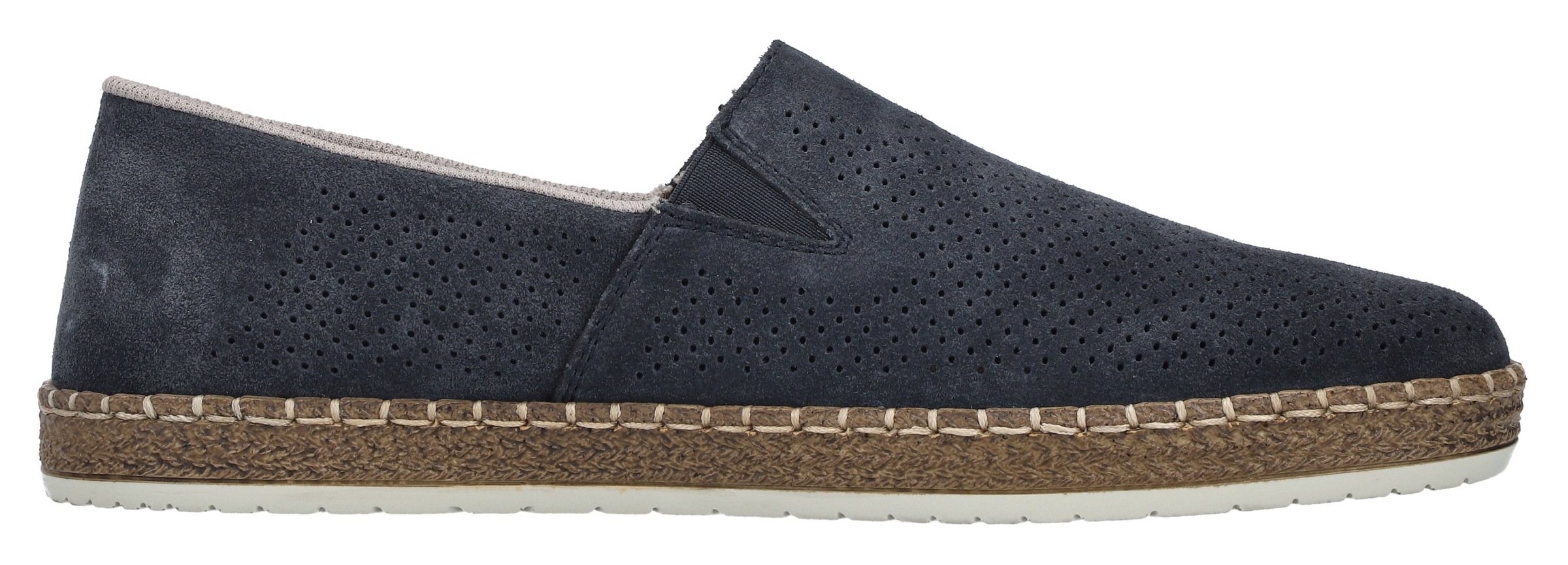 Rieker Slipper  , Schlupfschuh, Casual-Slipper, Mokassin mit Perforation