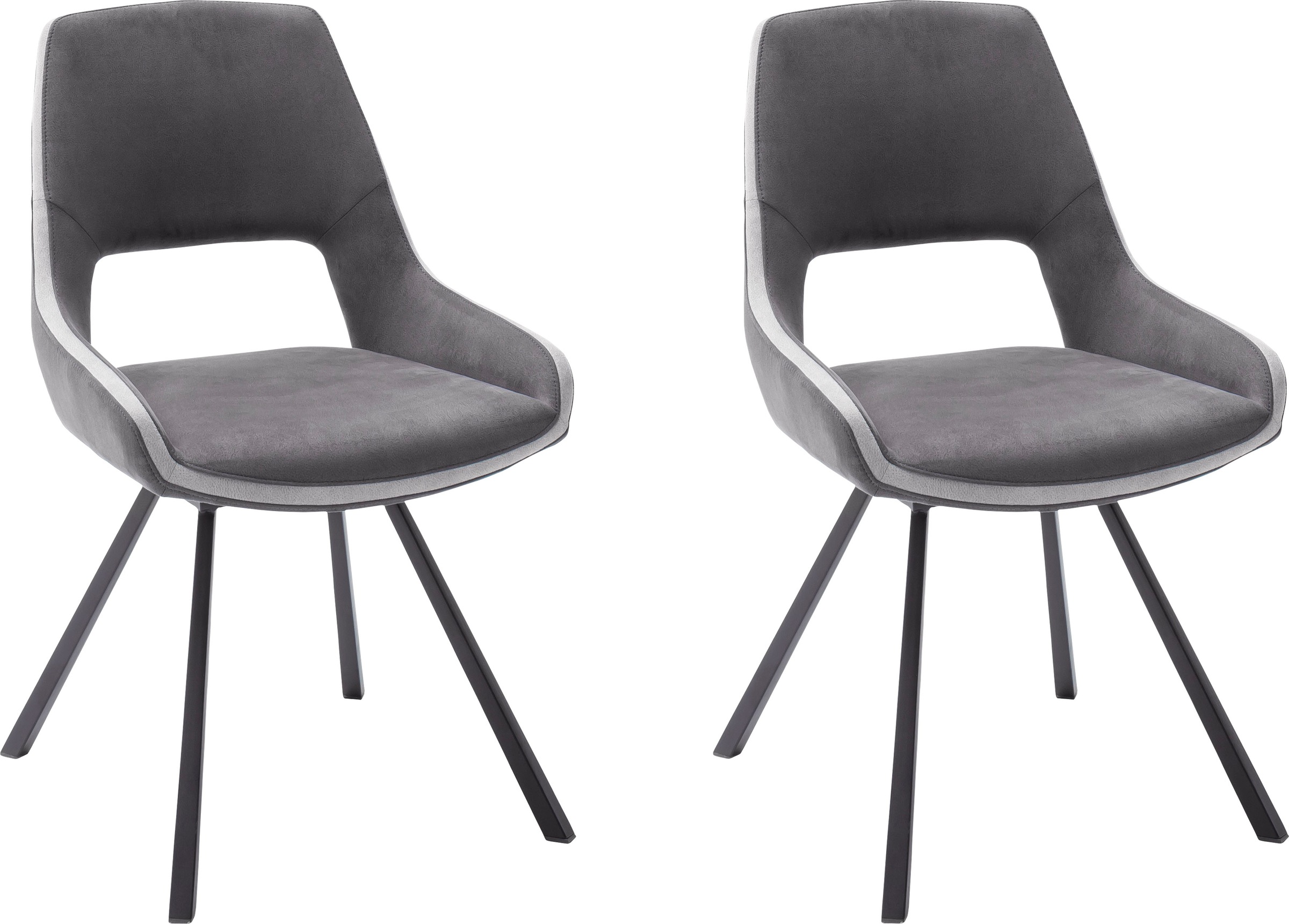 MCA furniture bis 2 Raten (Set), belastbar kaufen auf Nivellierung, »Bayonne«, mit Set, 180°drehbar 120 kg Stuhl St., 2-er Esszimmerstuhl
