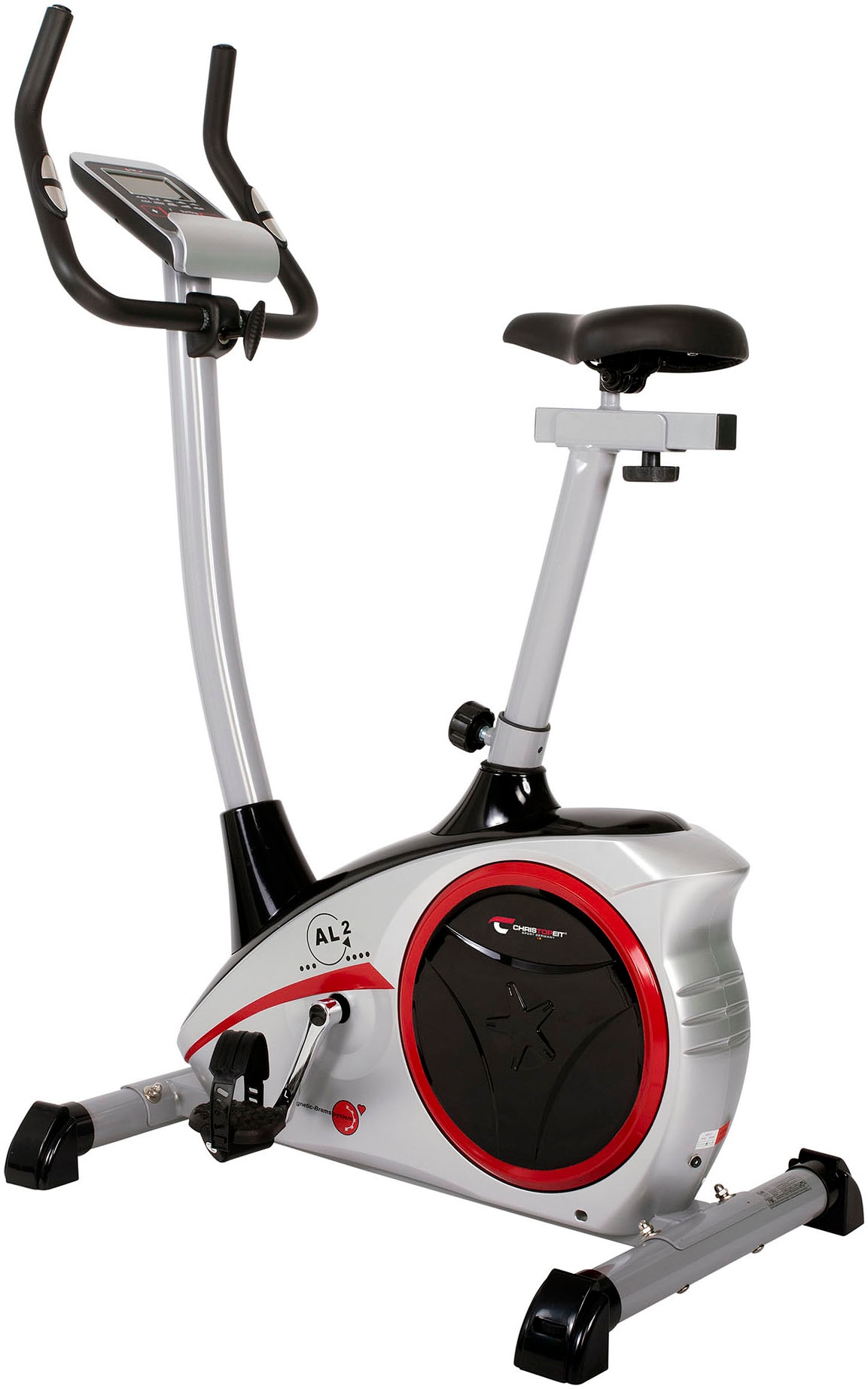 Christopeit Sport Ergometer "AL 2" 150 kg max. Benutzergewicht, Fahrrad, 24 Widerstandsstufen