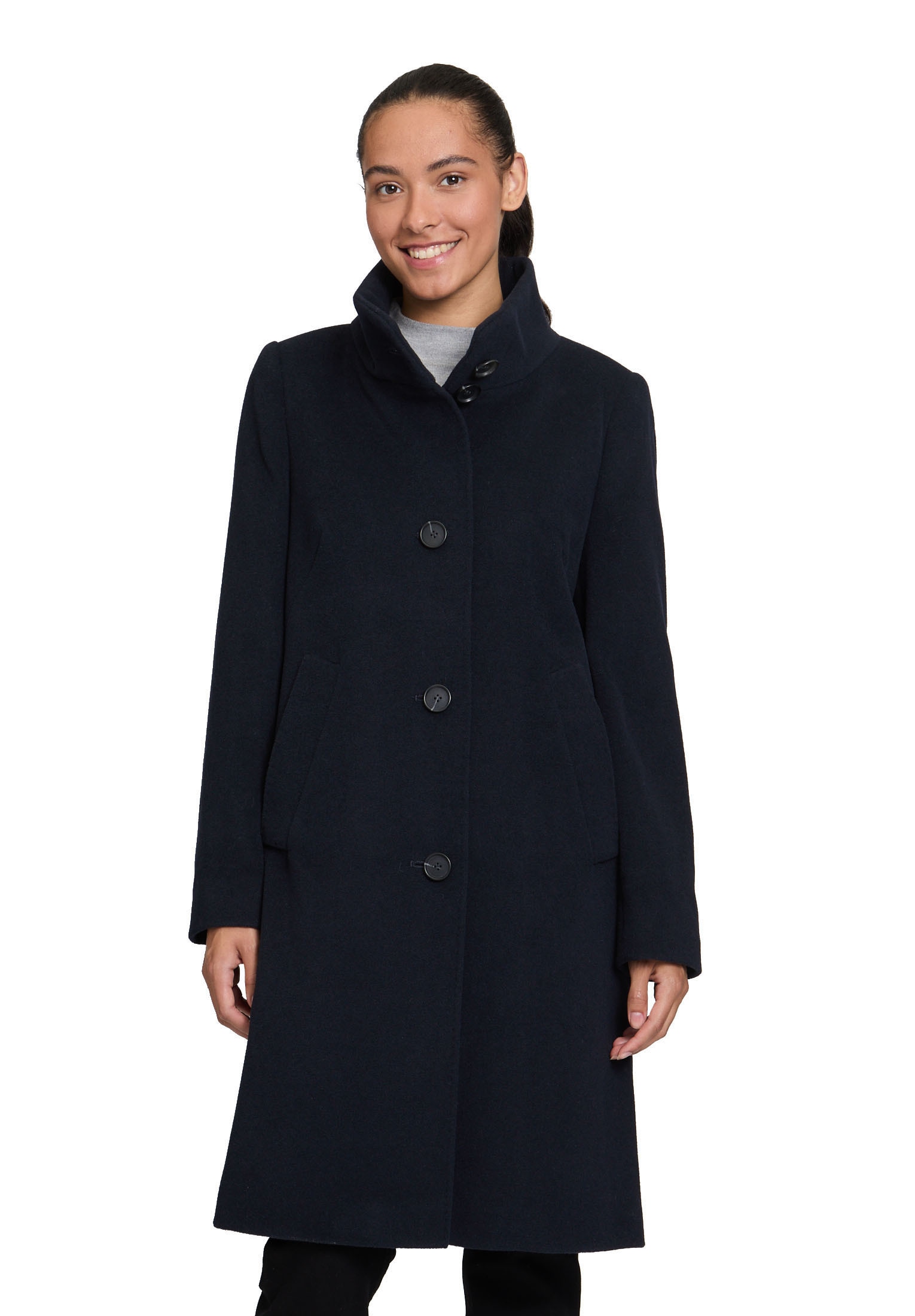 Betty Barclay Wolljacke »Wollmantel mit Kragen«