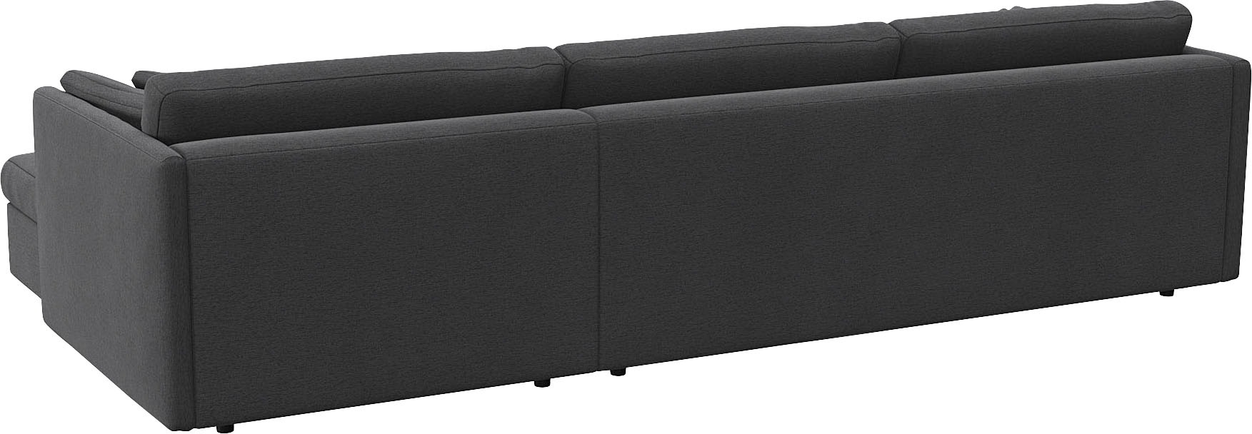 FLEXLUX Ecksofa »Lovane«, Weich & anschmiegsam, große Sitztiefe auf Kaltschaum, Dekokissen inkl.