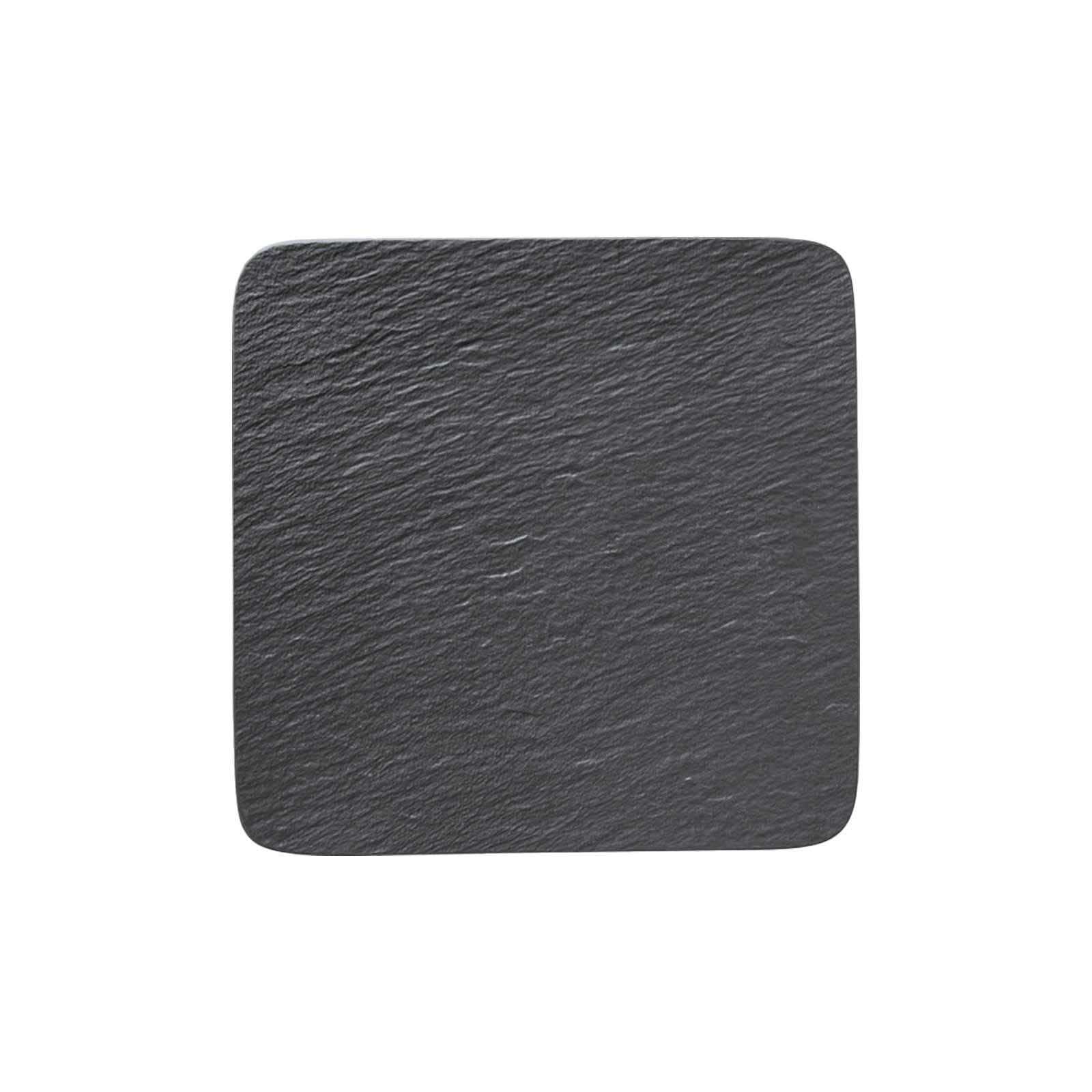 Villeroy & Boch Servierplatte »Servierplatten Manufacture Rock 2er Set schwarz«