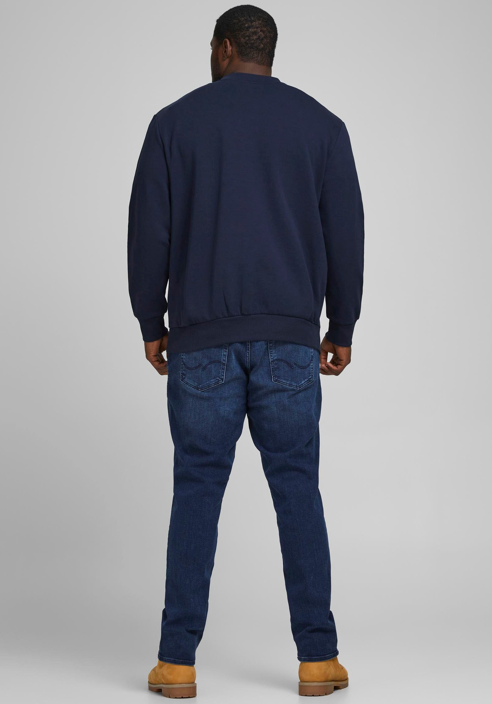 Jack & Jones PlusSize Sweatshirt »BASIC SWEAT CREW NECK«, (Packung)