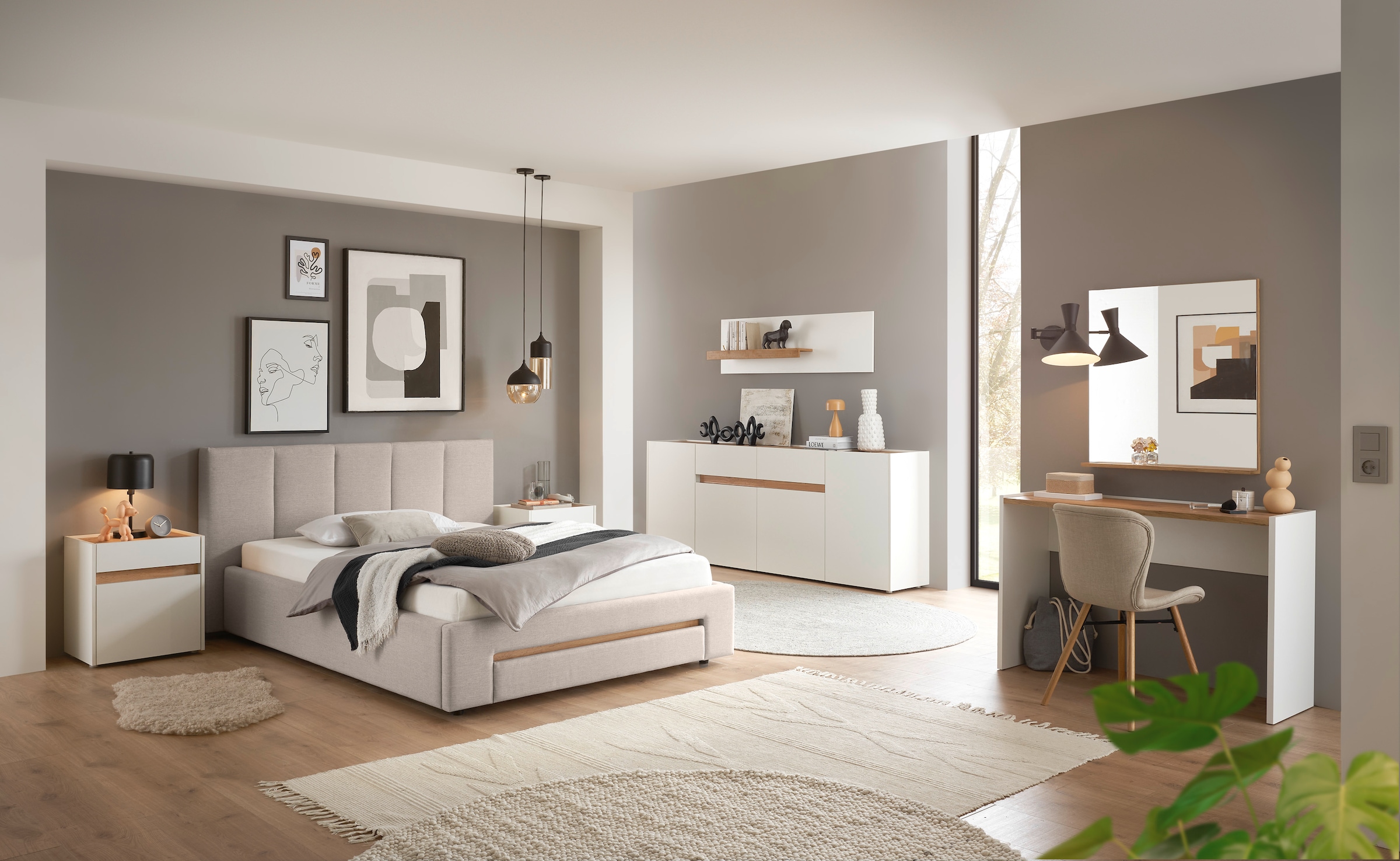 INOSIGN Nachtkommode »CiTY/GiRON, Nachttisch, Nachtschrank, Bestellschrank, Nachtkonsole«, in zwei Farben erhältlich, Stauraumfach und Schublade