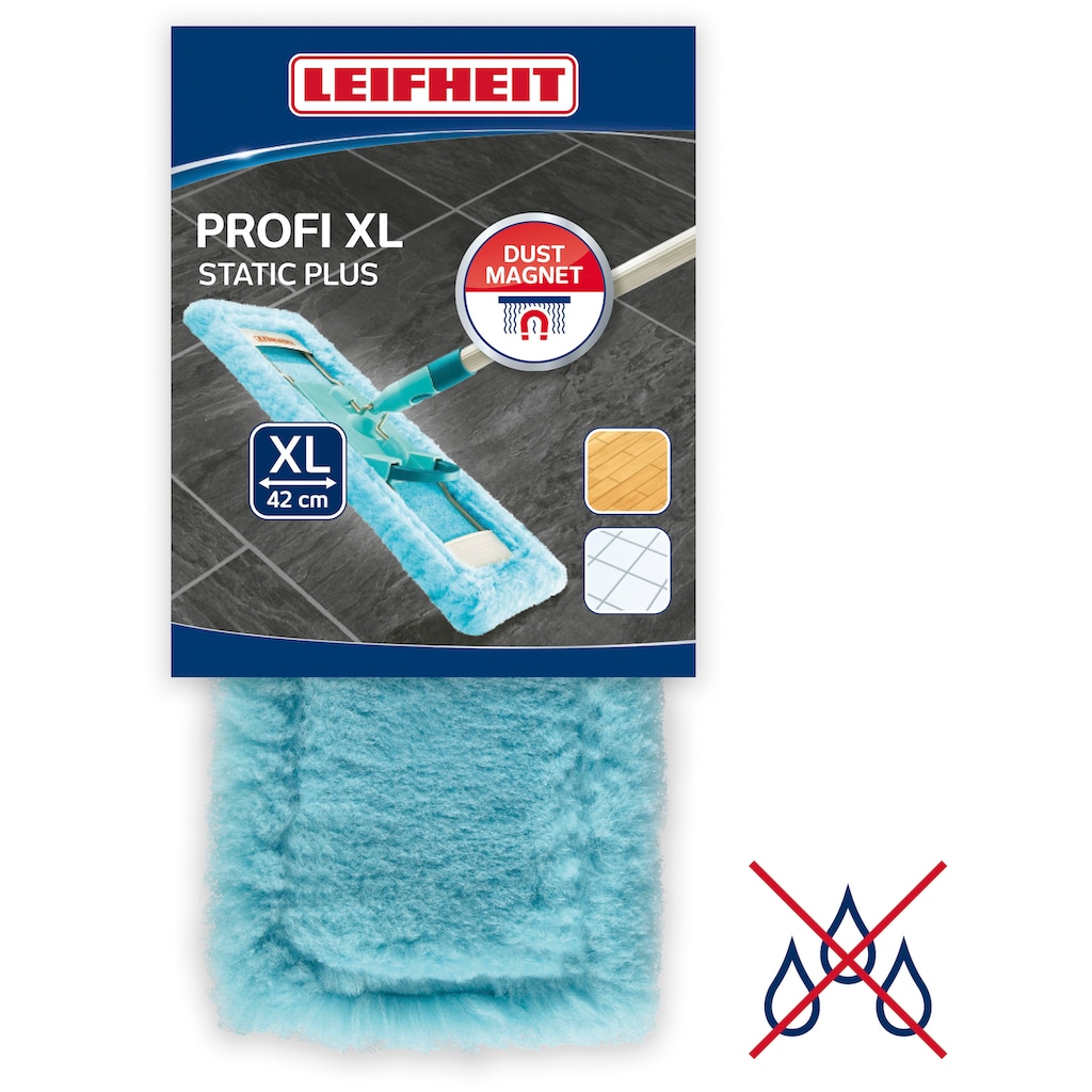 Leifheit Wischbezug »Profi static plus«, Mikrofaser, 42 cm, (1 St.)