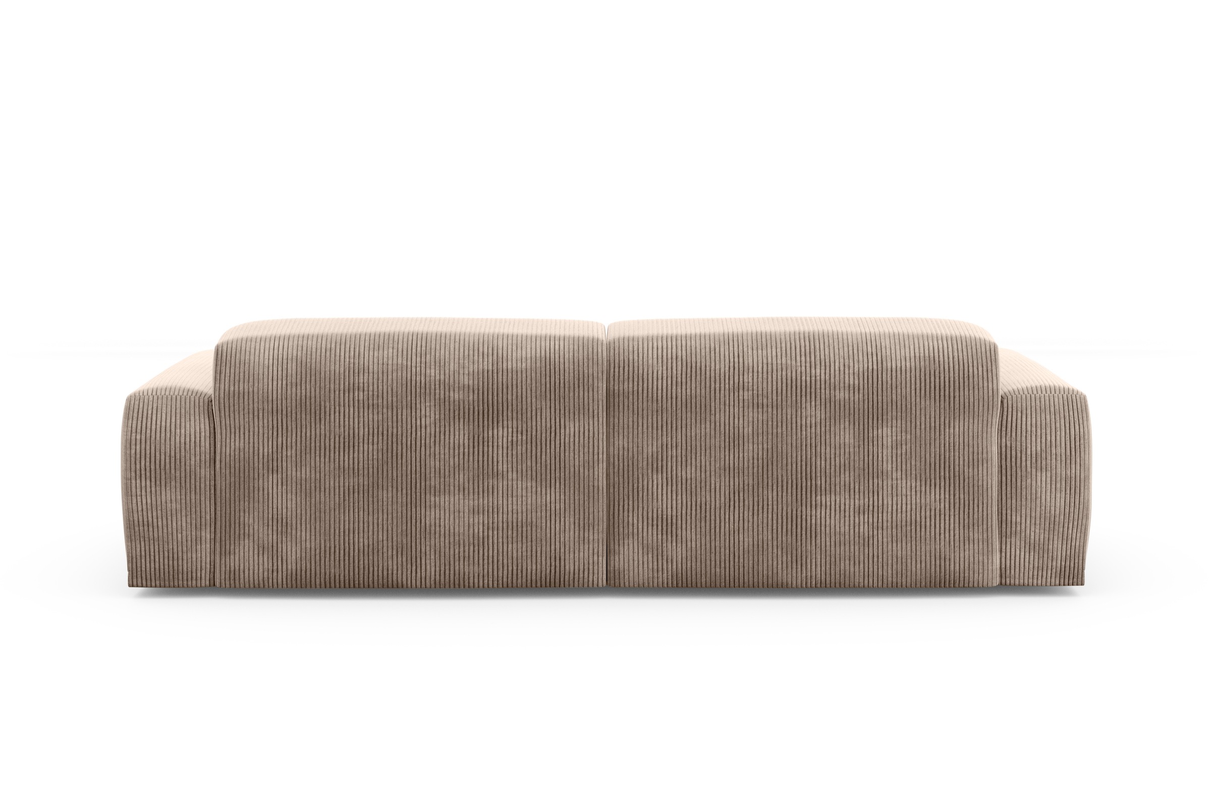 TRENDMANUFAKTUR Big-Sofa »Braga, mit hochwertigem Kaltschaum, Megasofa, in Cord erhältlich«, modernes Big-Sofa, Couch mit hohem Sitzkomfort, 254/72/107 cm (B/H/T)