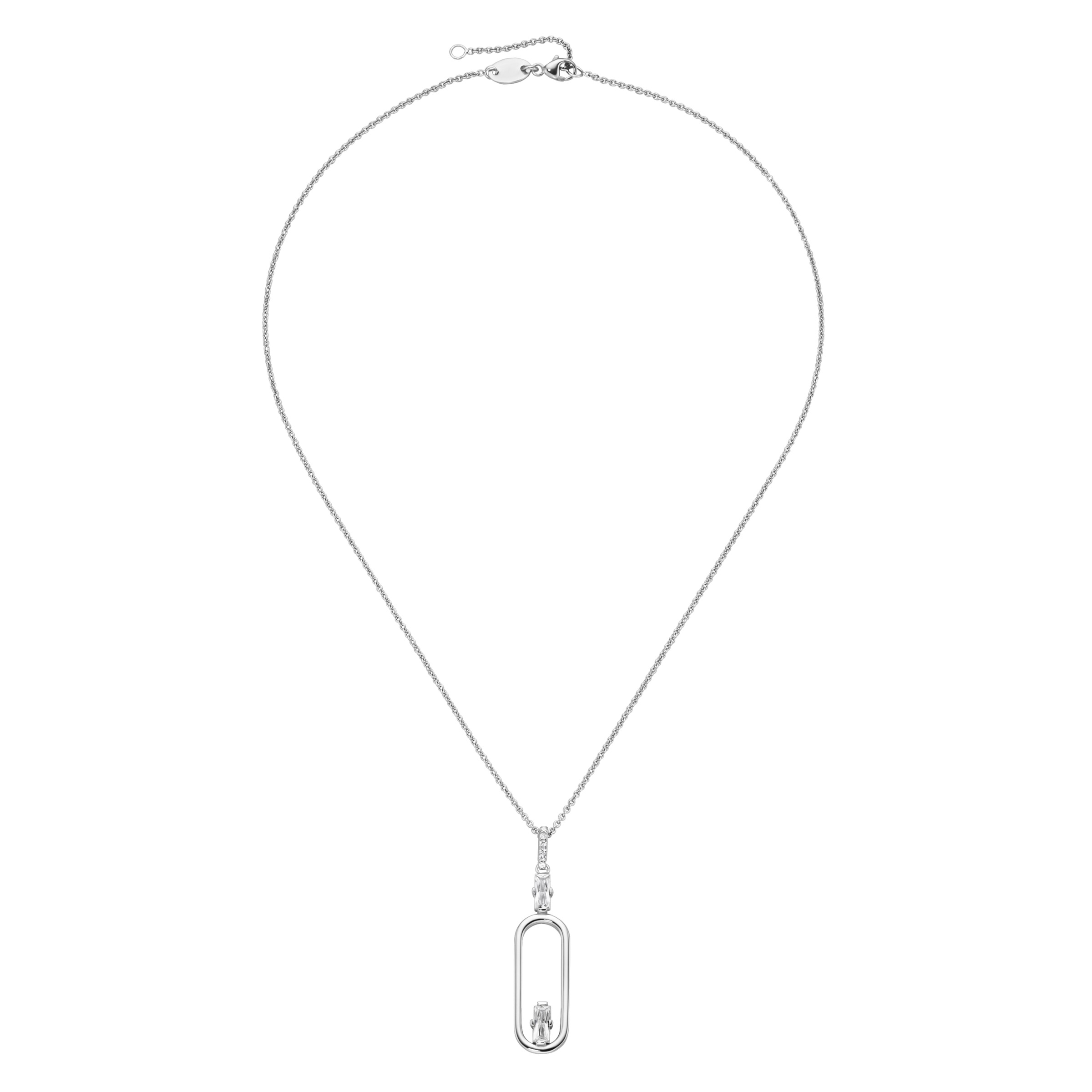 GIORGIO MARTELLO MILANO Kette mit Anhänger »Kette Anhänger mit Zirkonia, Silber 925«