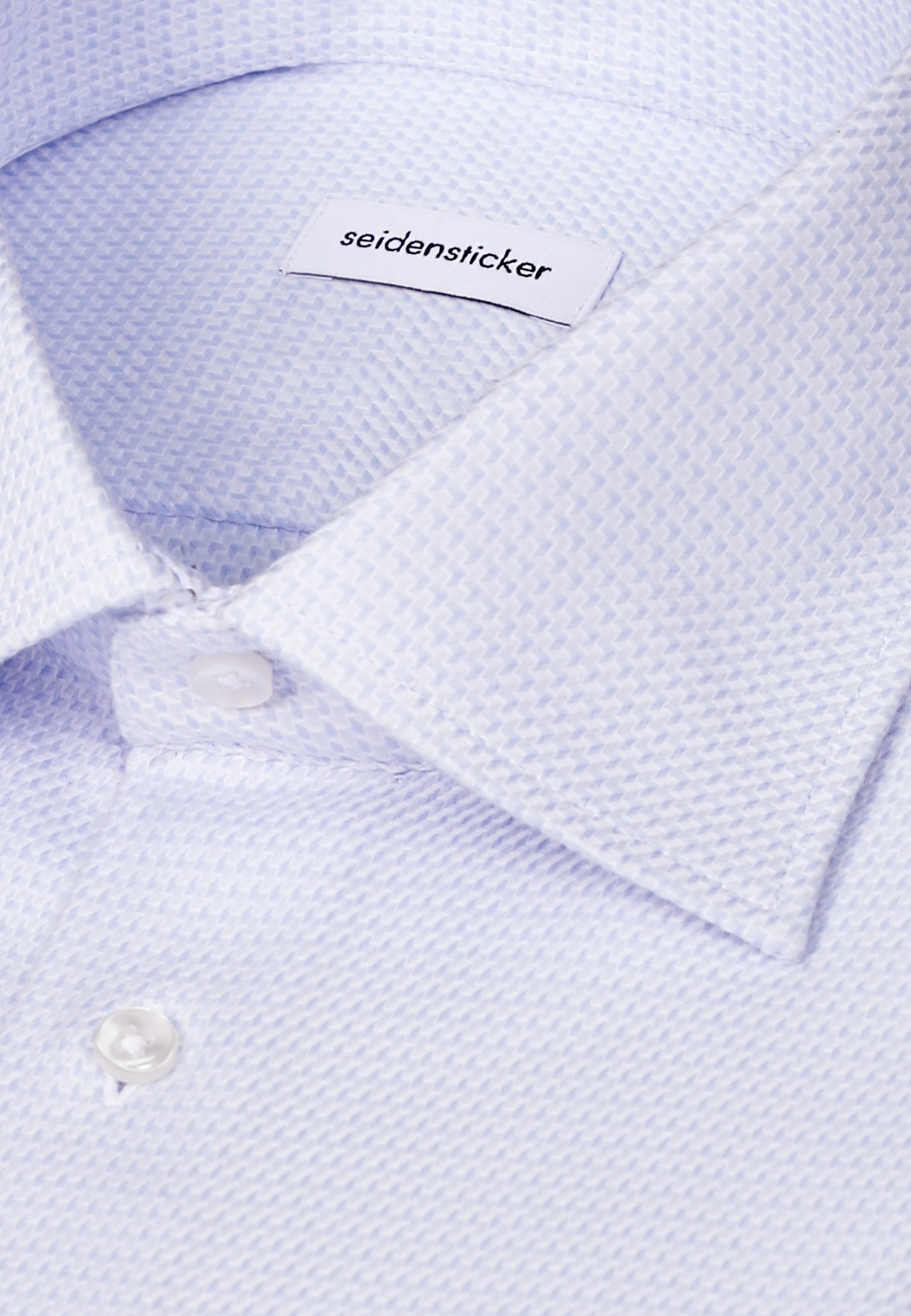 seidensticker Businesshemd »Schwarze Rose« Slim 1/1 Kentkragen Struktur