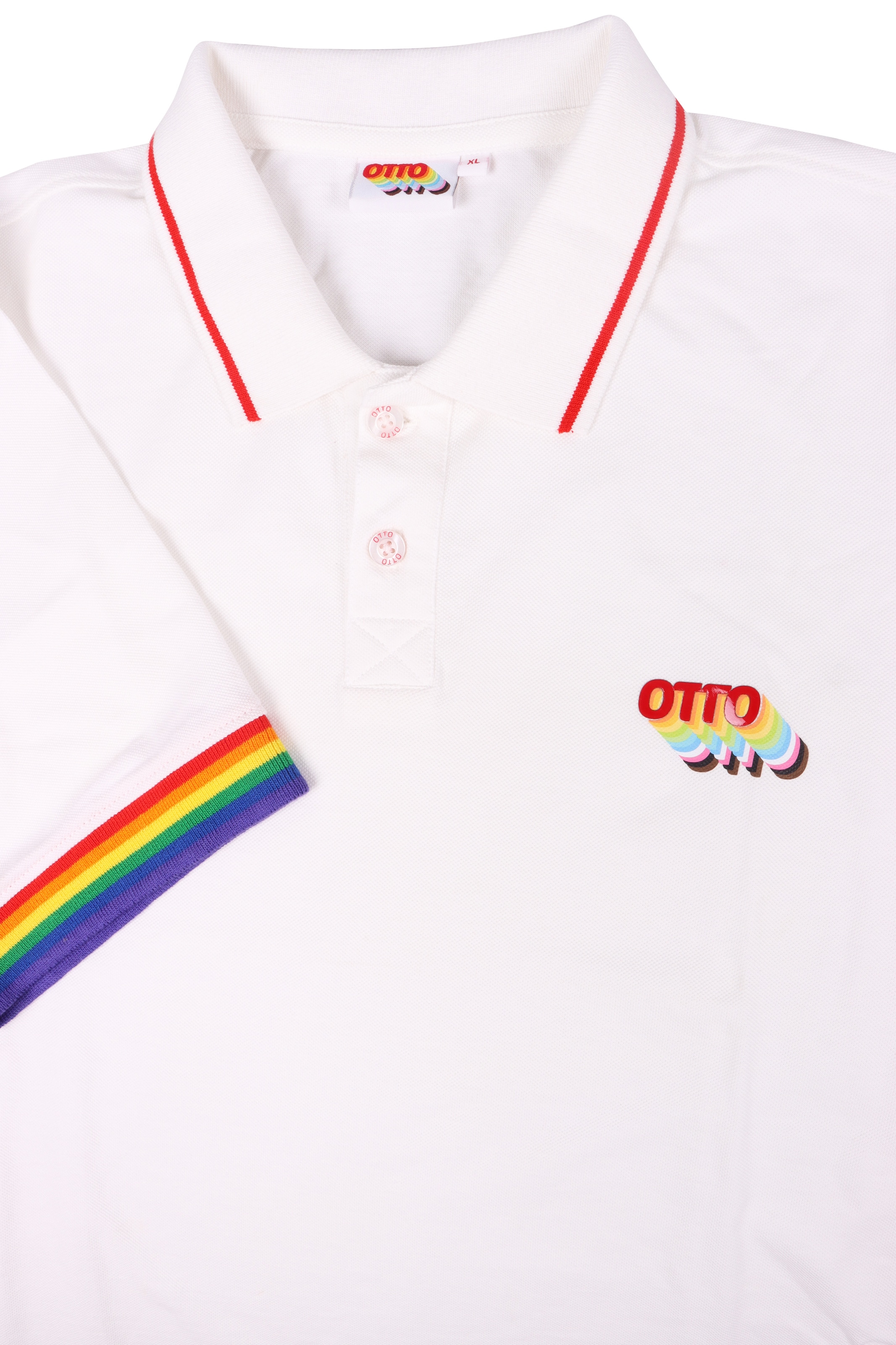 Capelli New York Poloshirt »Otto-Diversity Shirt«, modisches Unisex Pride Polo mit klarer Botschaft