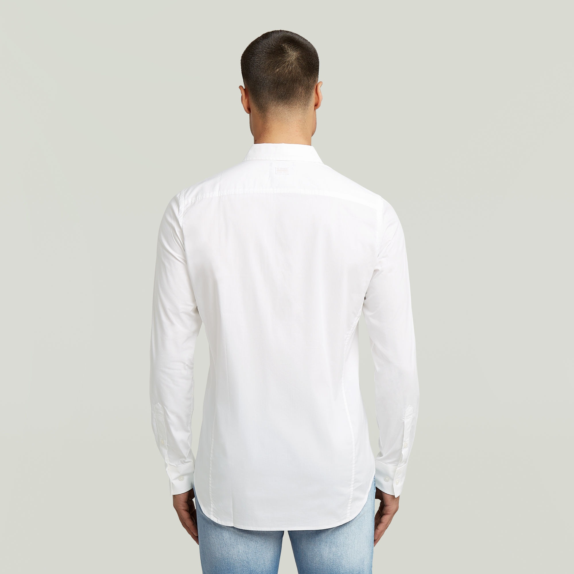 G-STAR Langarmhemd »Uniform Slim Shirt ls«, mit gesticktem Logo